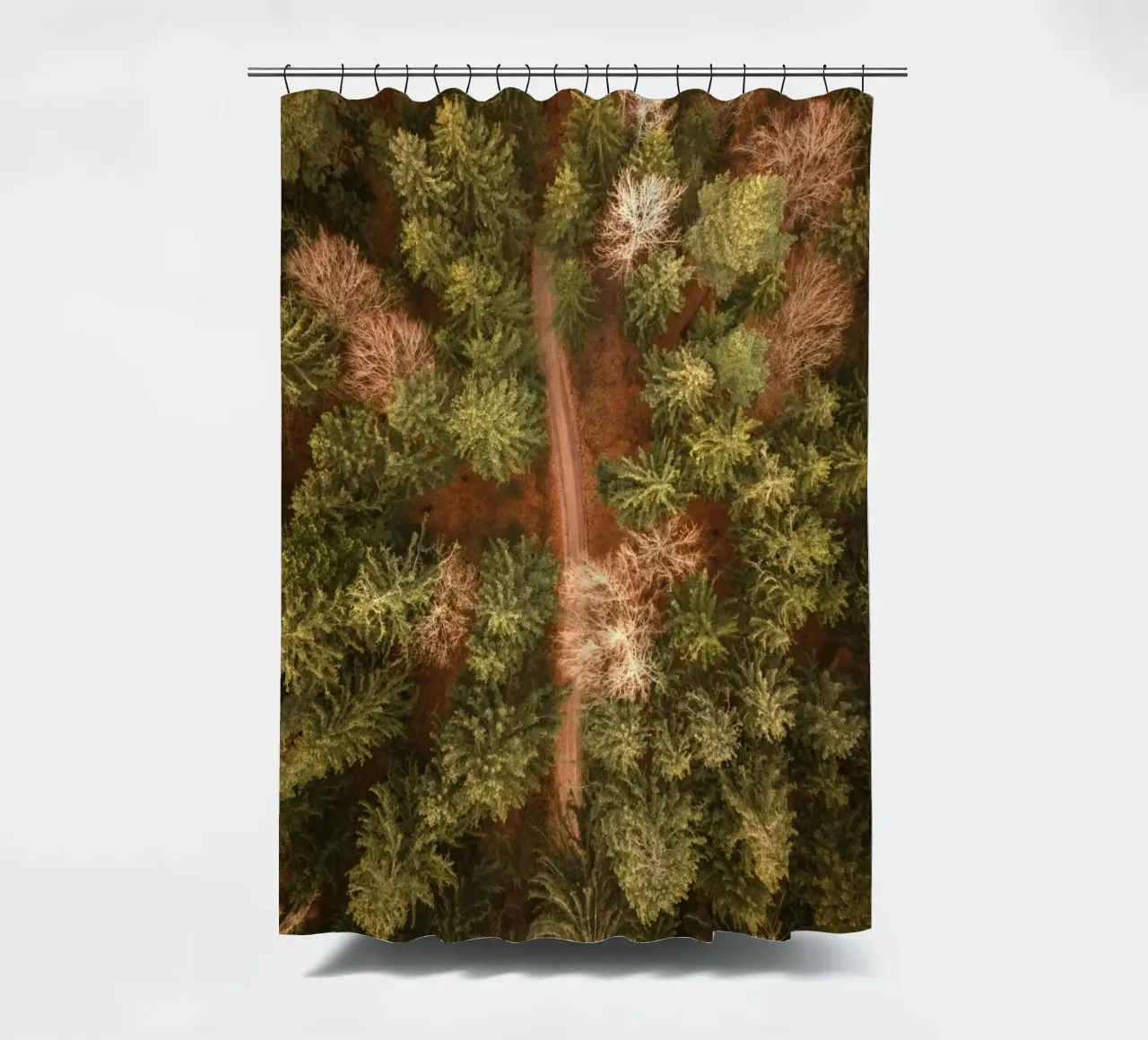 vue aérienne forêt rideau de douche de Earthly Visions