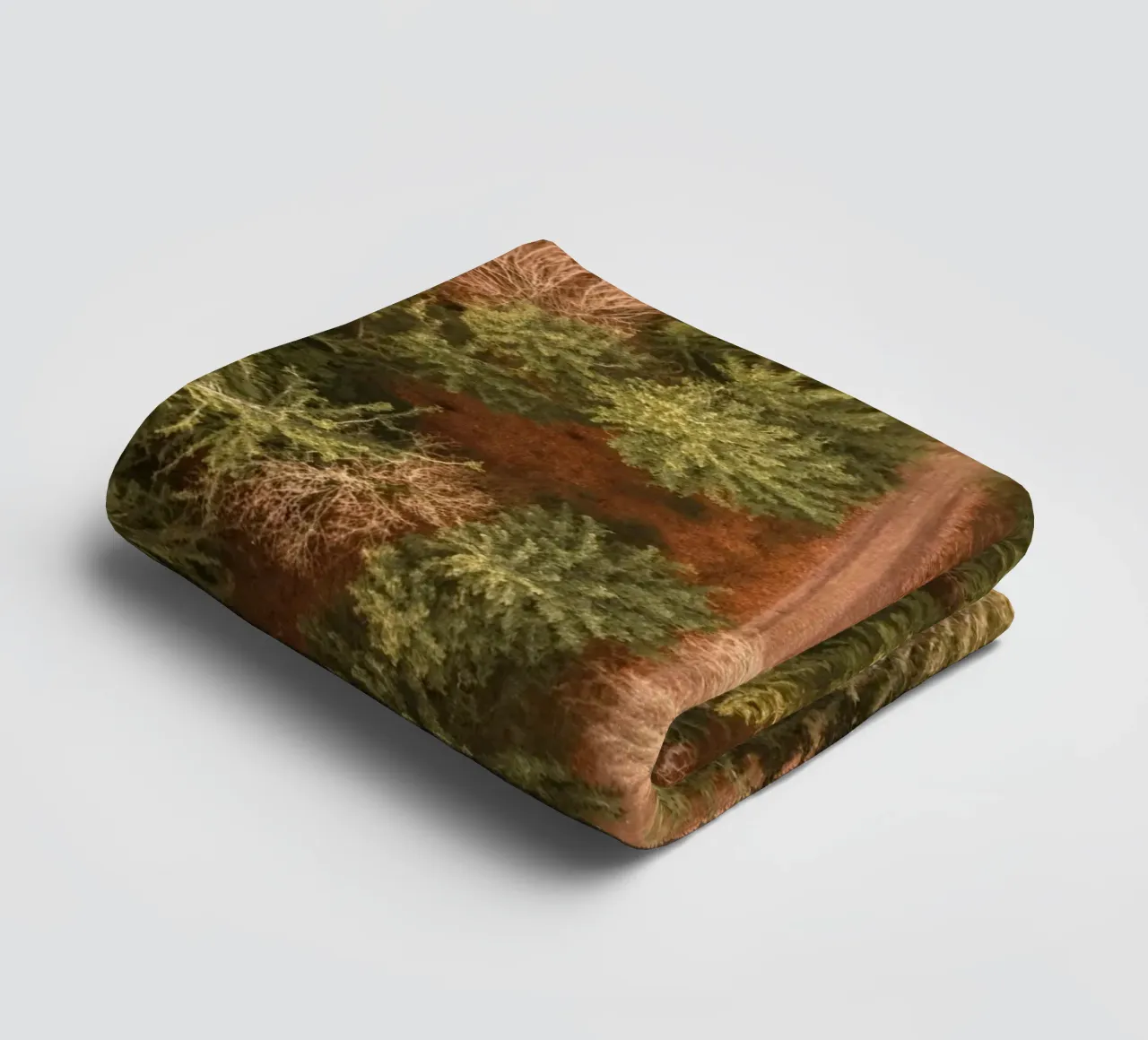 Luftbild Wald Handtuch von Earthly Visions