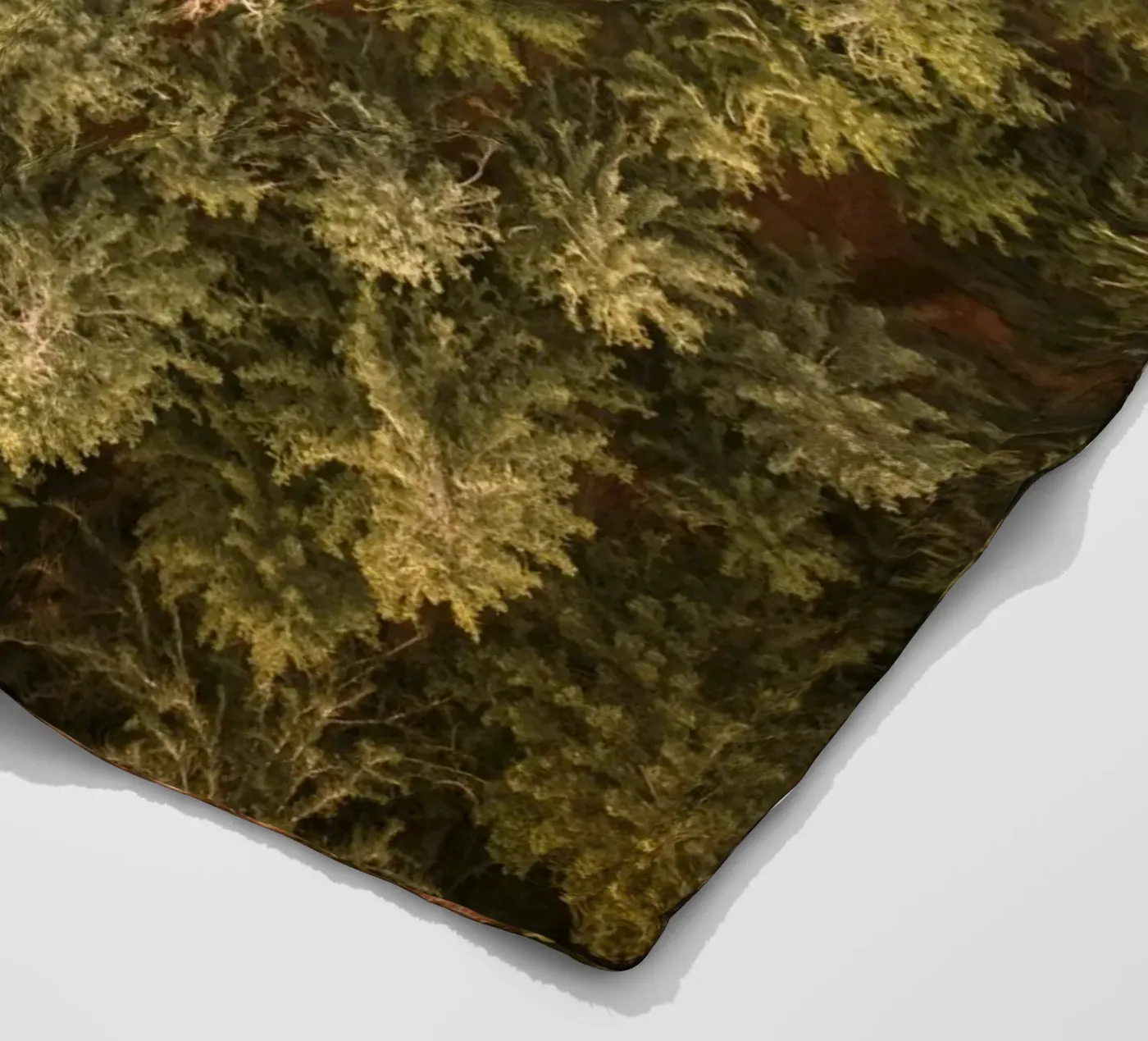 aerial view forest Fleecedecke von Earthly Visions