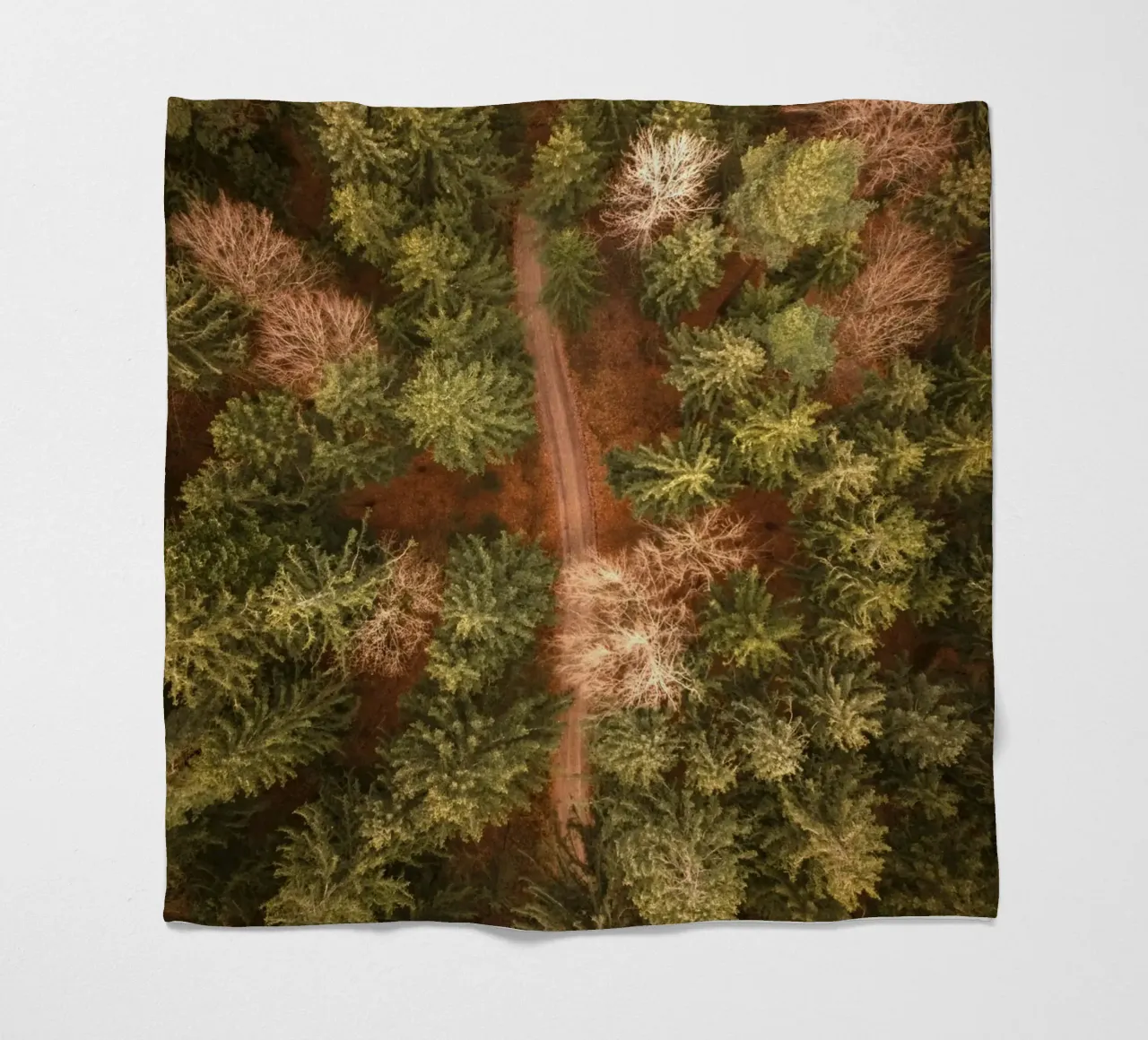 Luftbild Wald Fleecedecke von Earthly Visions