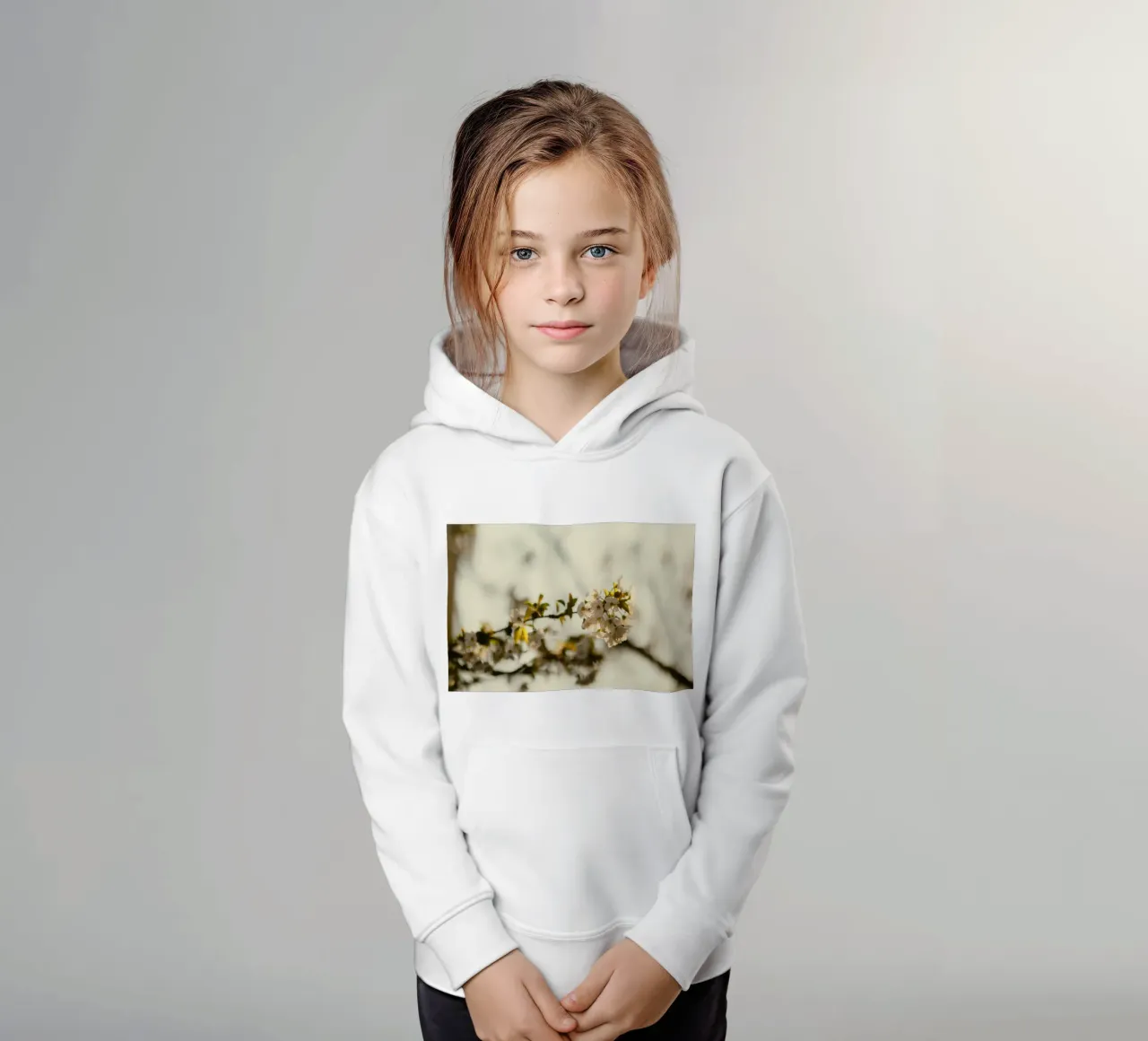 fiori sbocciati felpa bambino con cappuccio da Earthly Visions