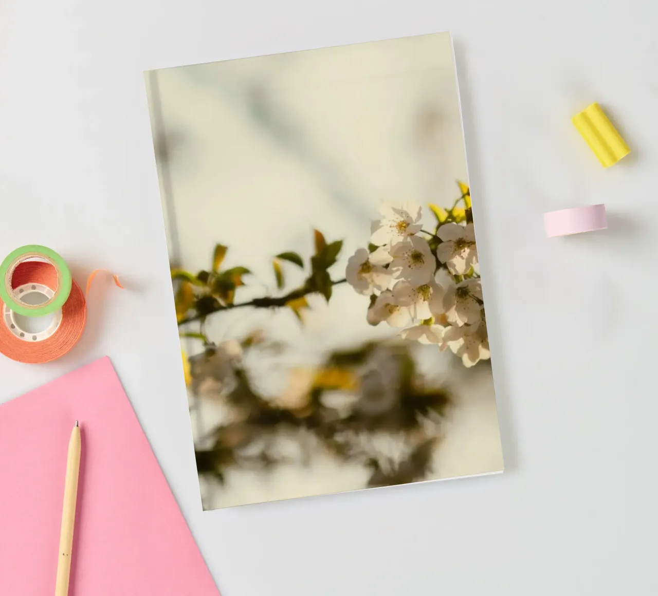 flowers blossoms notebook by Earthly Visions