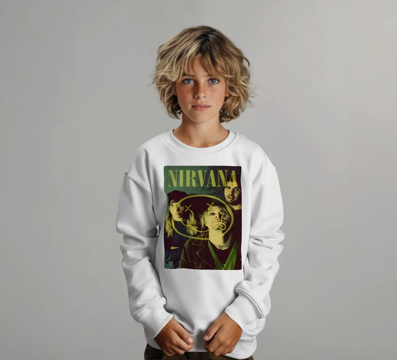 nirvana sudadera para niño de vanhesling