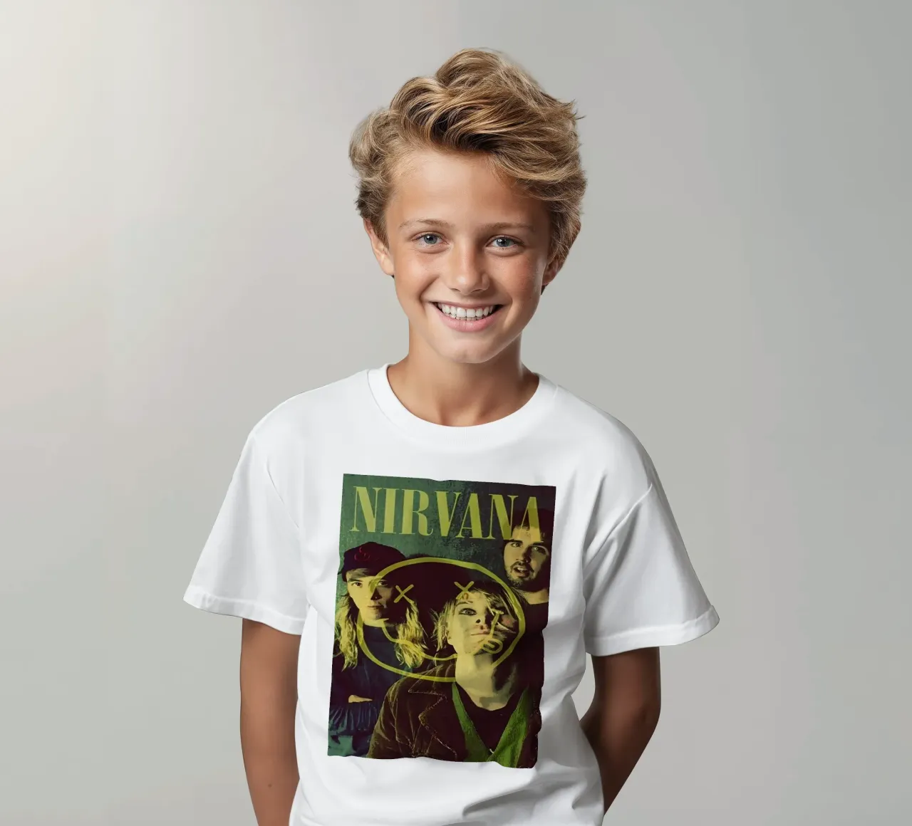 nirvana t-shirt bambini da vanhesling
