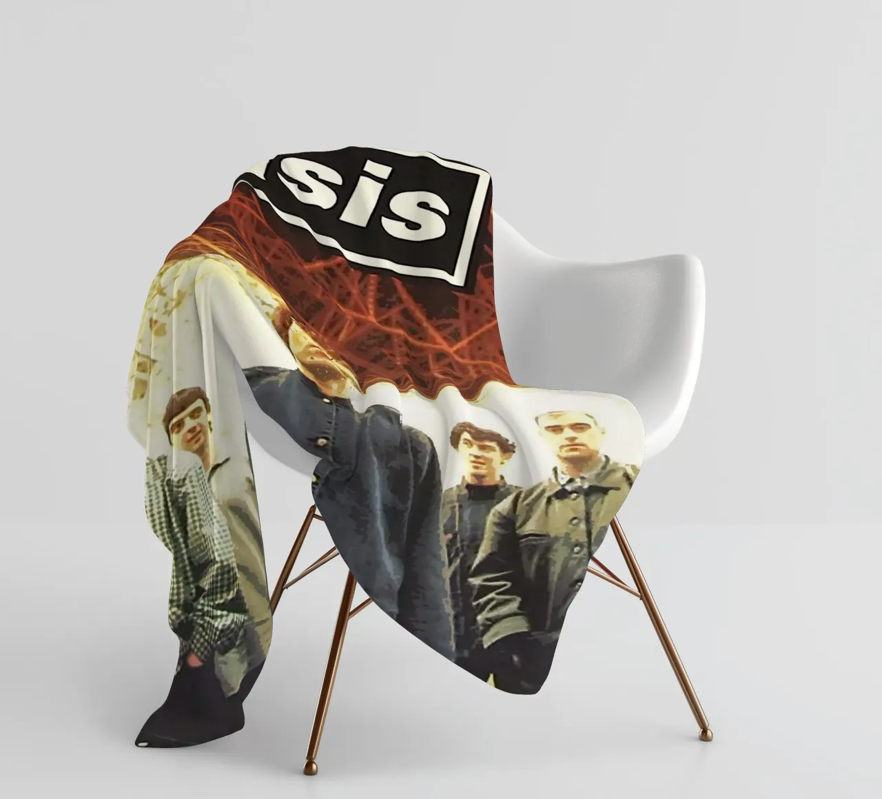 gruppo oasis coperta in pile da vanhesling