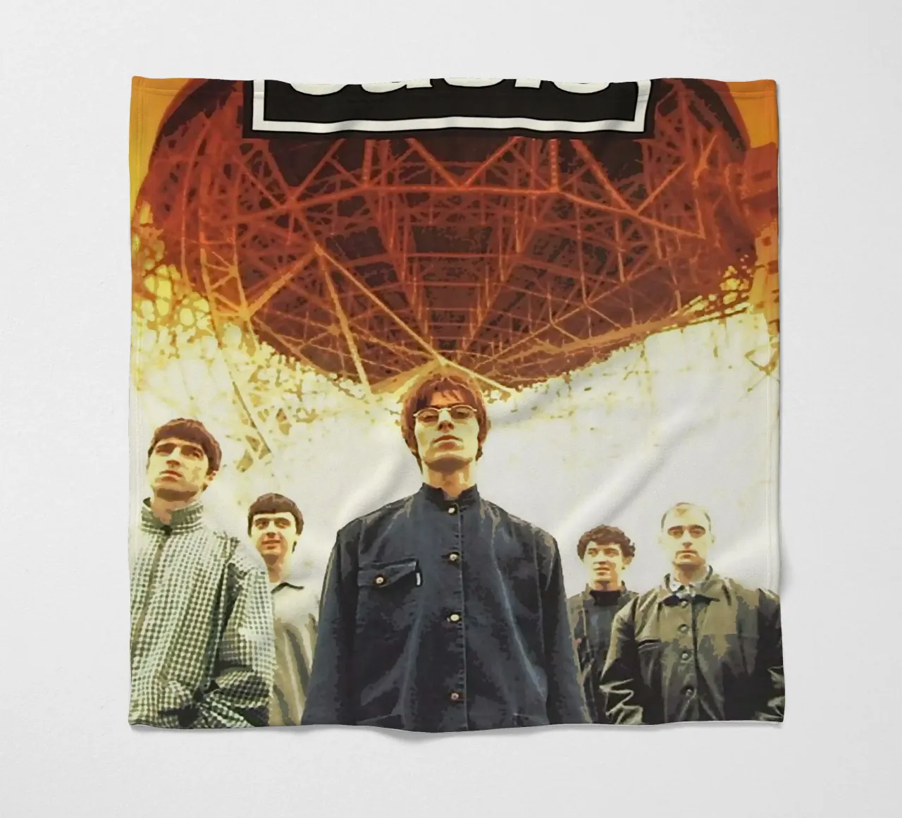 gruppo oasis coperta in pile da vanhesling