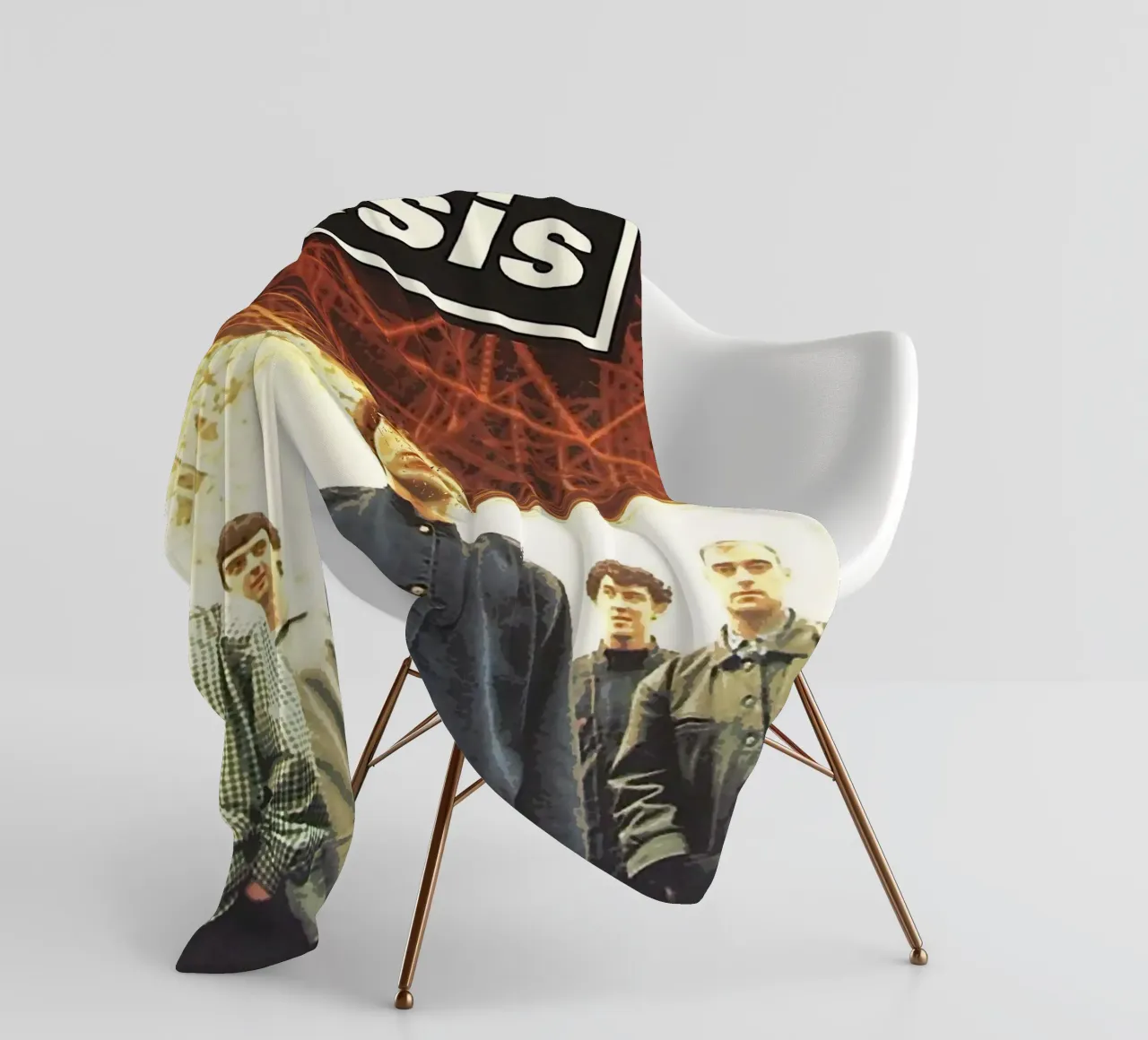 gruppo oasis coperta in pile da vanhesling