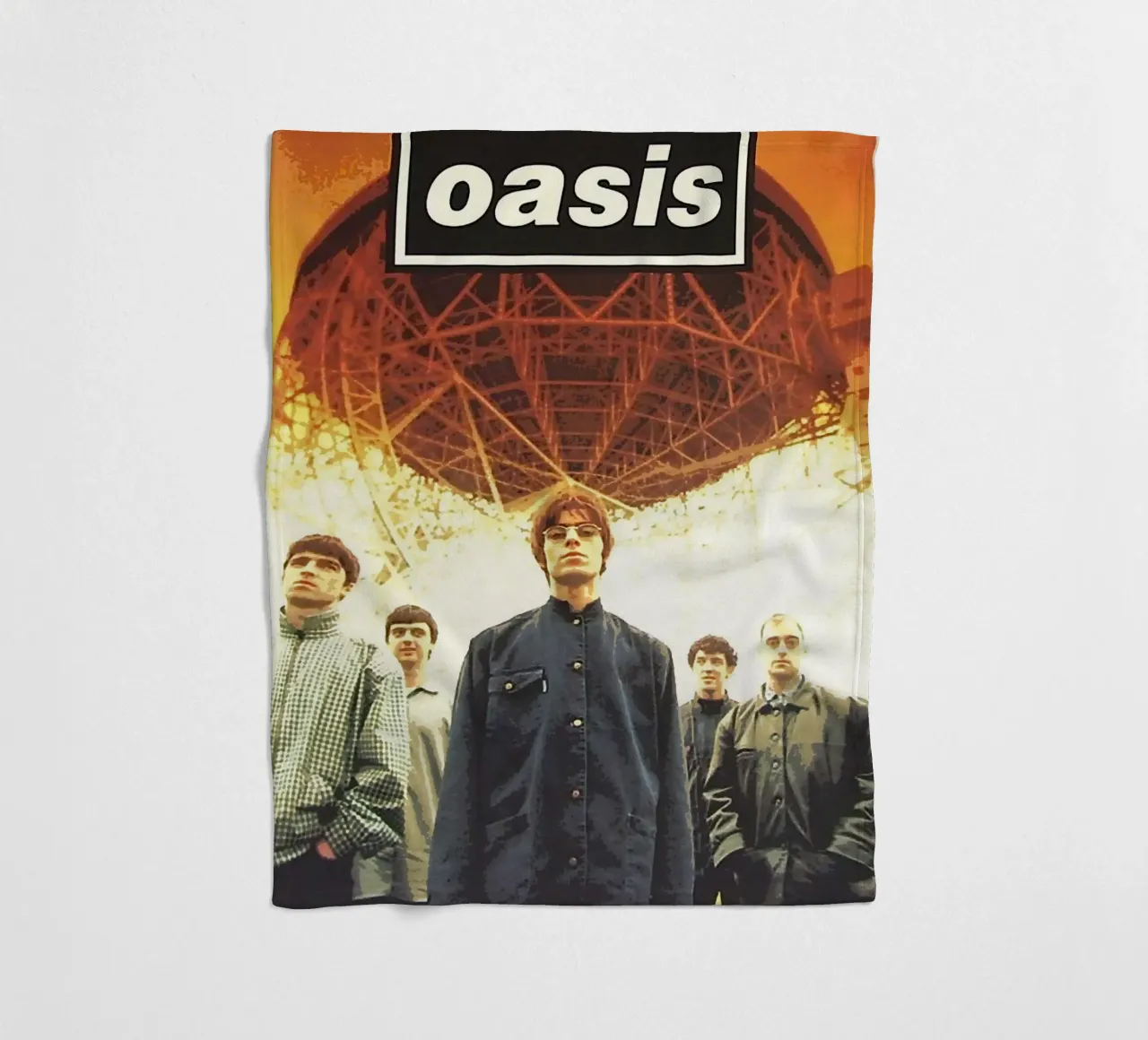gruppo oasis coperta in pile da vanhesling