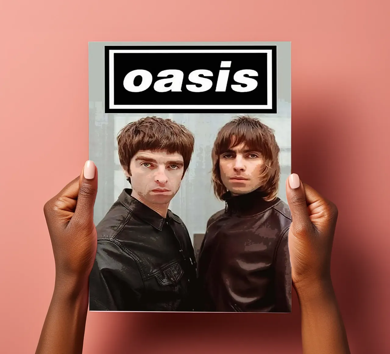 groupe oasis planche autocollant de vanhesling