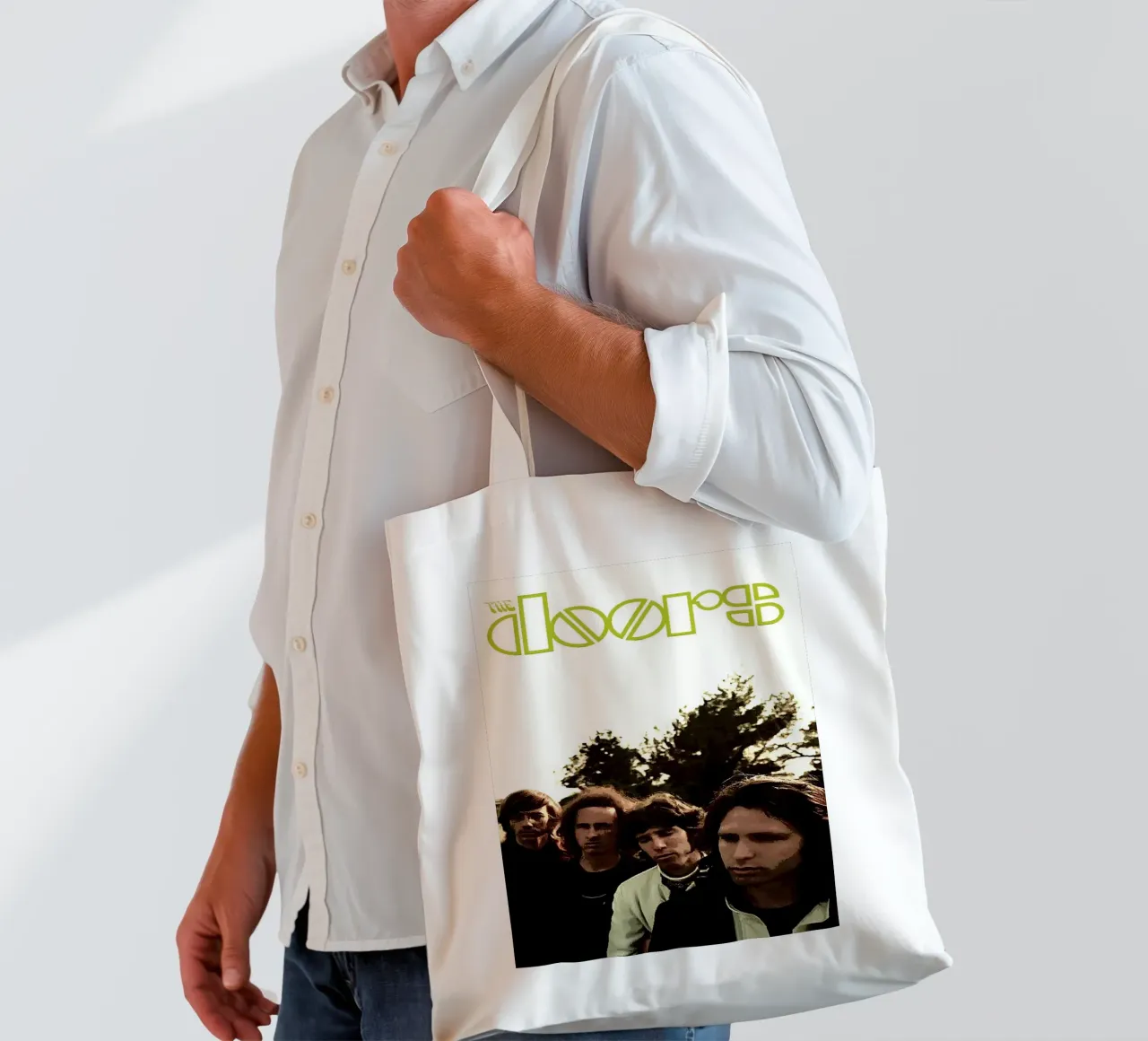 the doors band tote bag by vanhesling