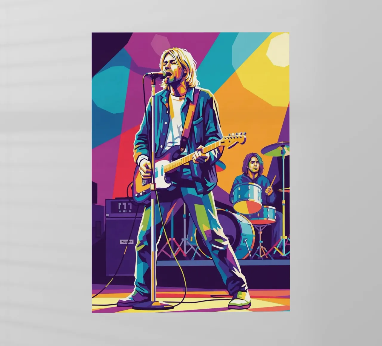 Kurt Cobain - Nirvana pellicola backlit da Hantamrata