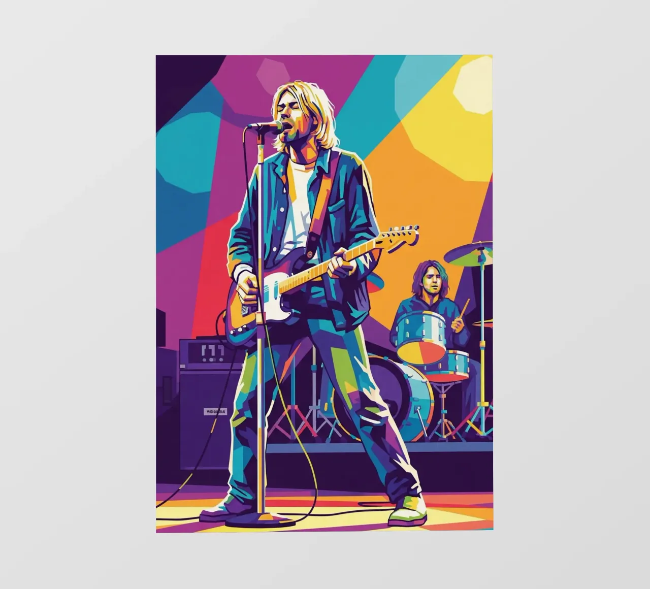 Kurt Cobain - Nirvana pellicola backlit da Hantamrata