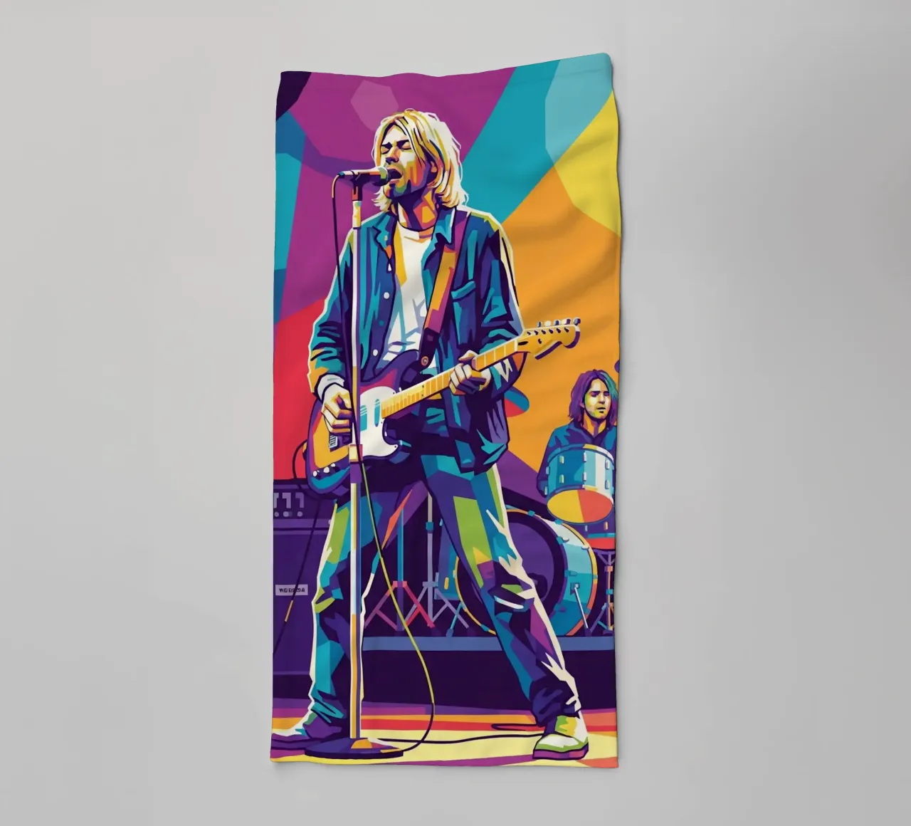 Kurt Cobain - Nirvana asciugamano da bagno da Hantamrata