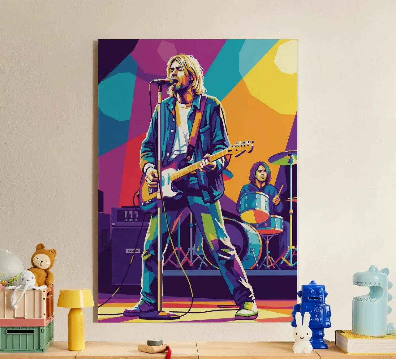 Kurt Cobain - Nirvana plexiglass da Hantamrata
