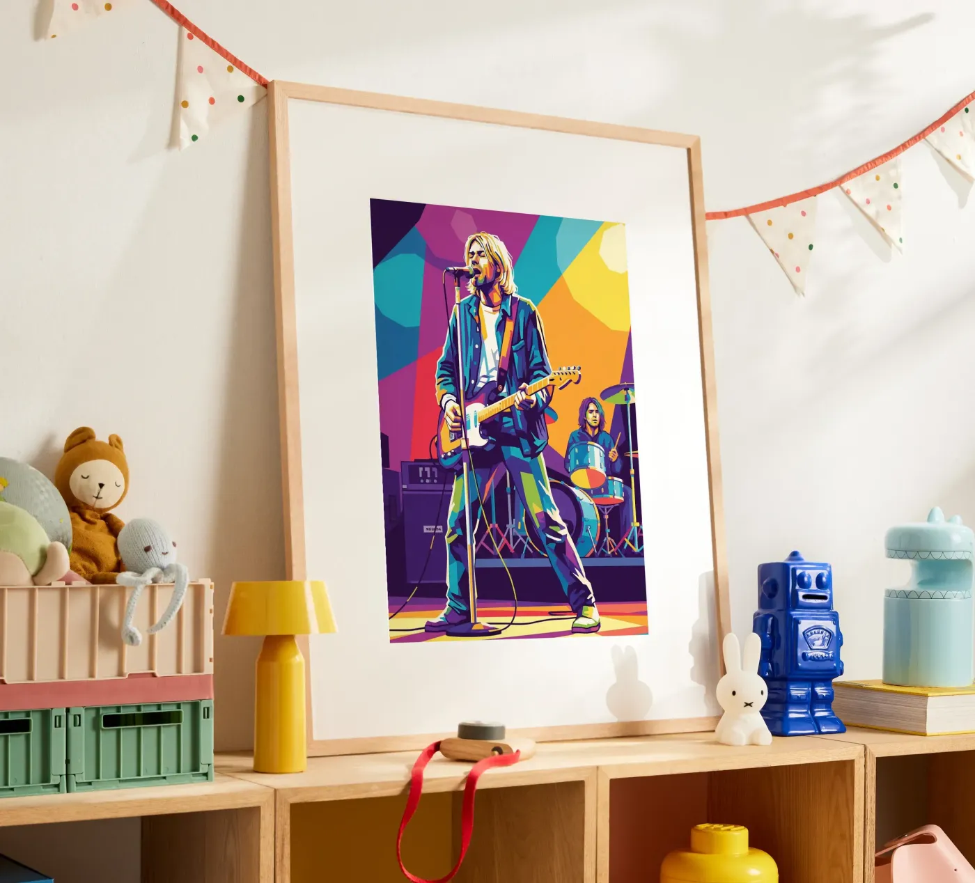 Kurt Cobain - Nirvana poster da Hantamrata
