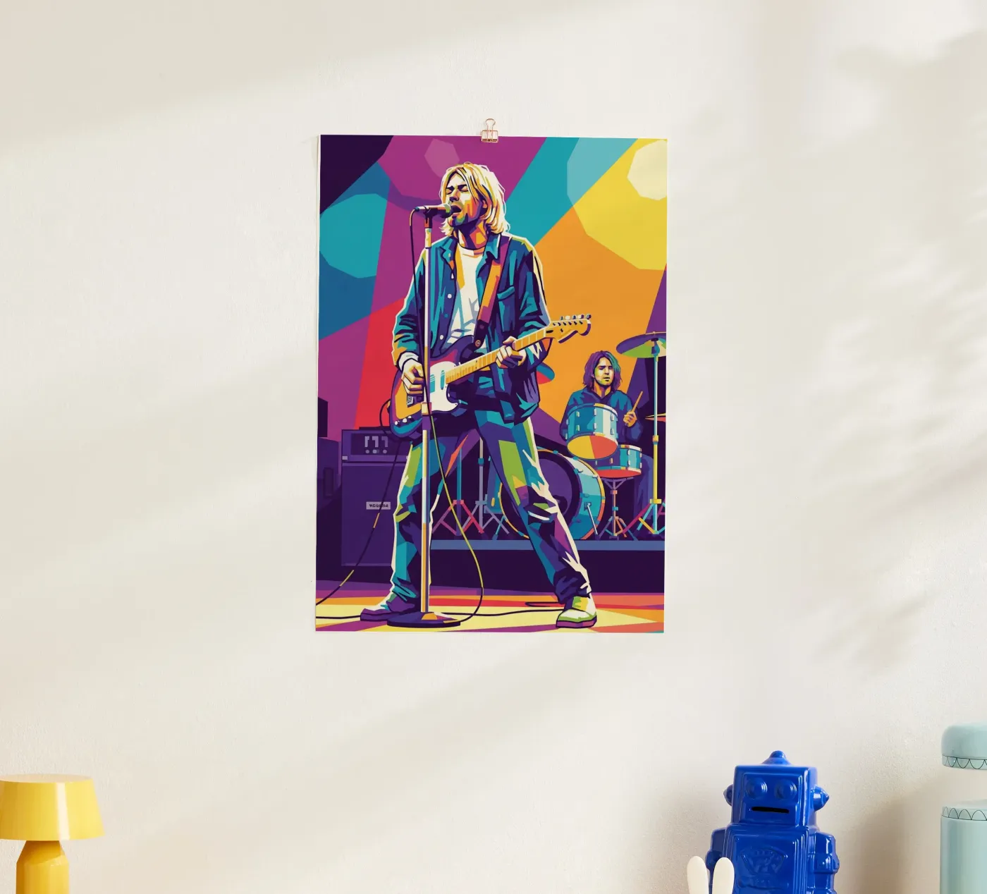 Kurt Cobain - Nirvana poster da Hantamrata