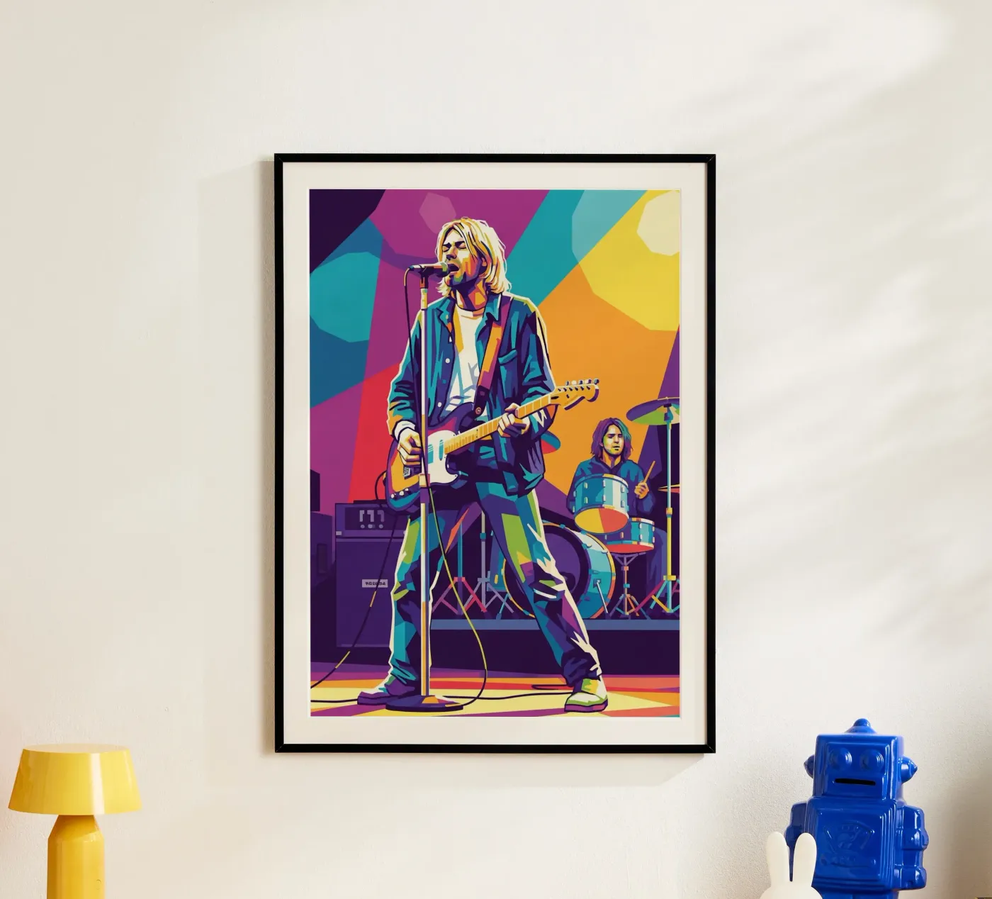 Kurt Cobain - Nirvana poster da Hantamrata