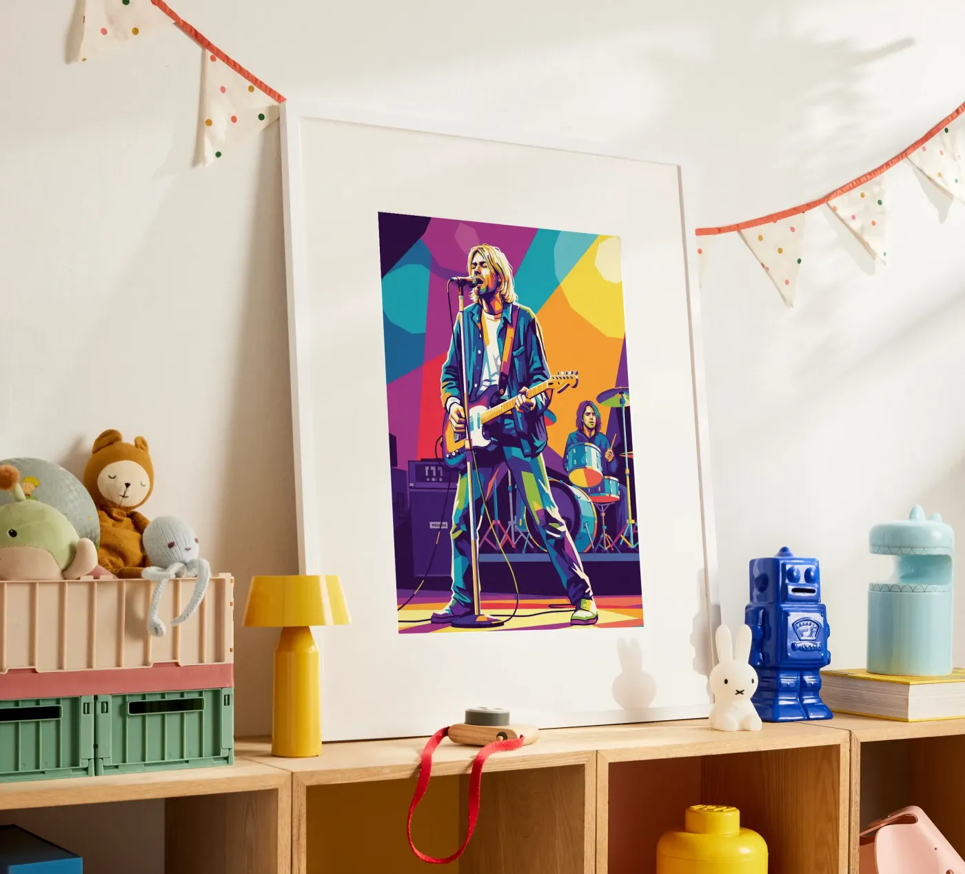 Kurt Cobain - Nirvana poster da Hantamrata
