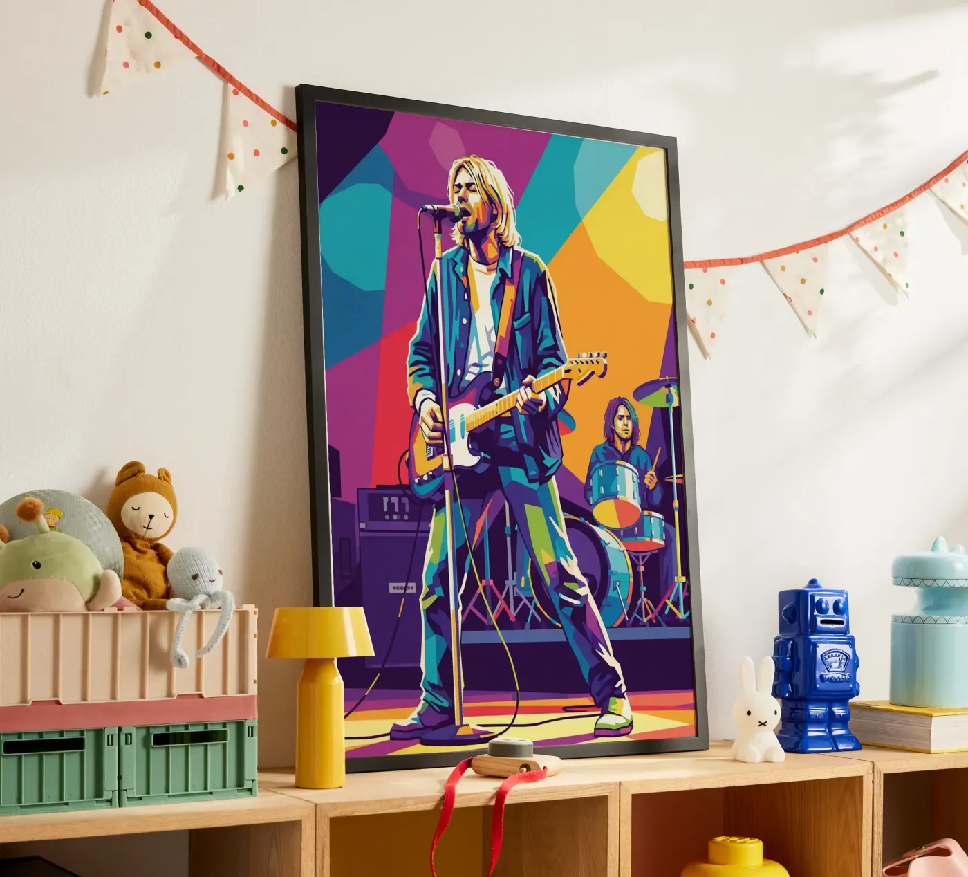 Kurt Cobain - Nirvana poster da Hantamrata