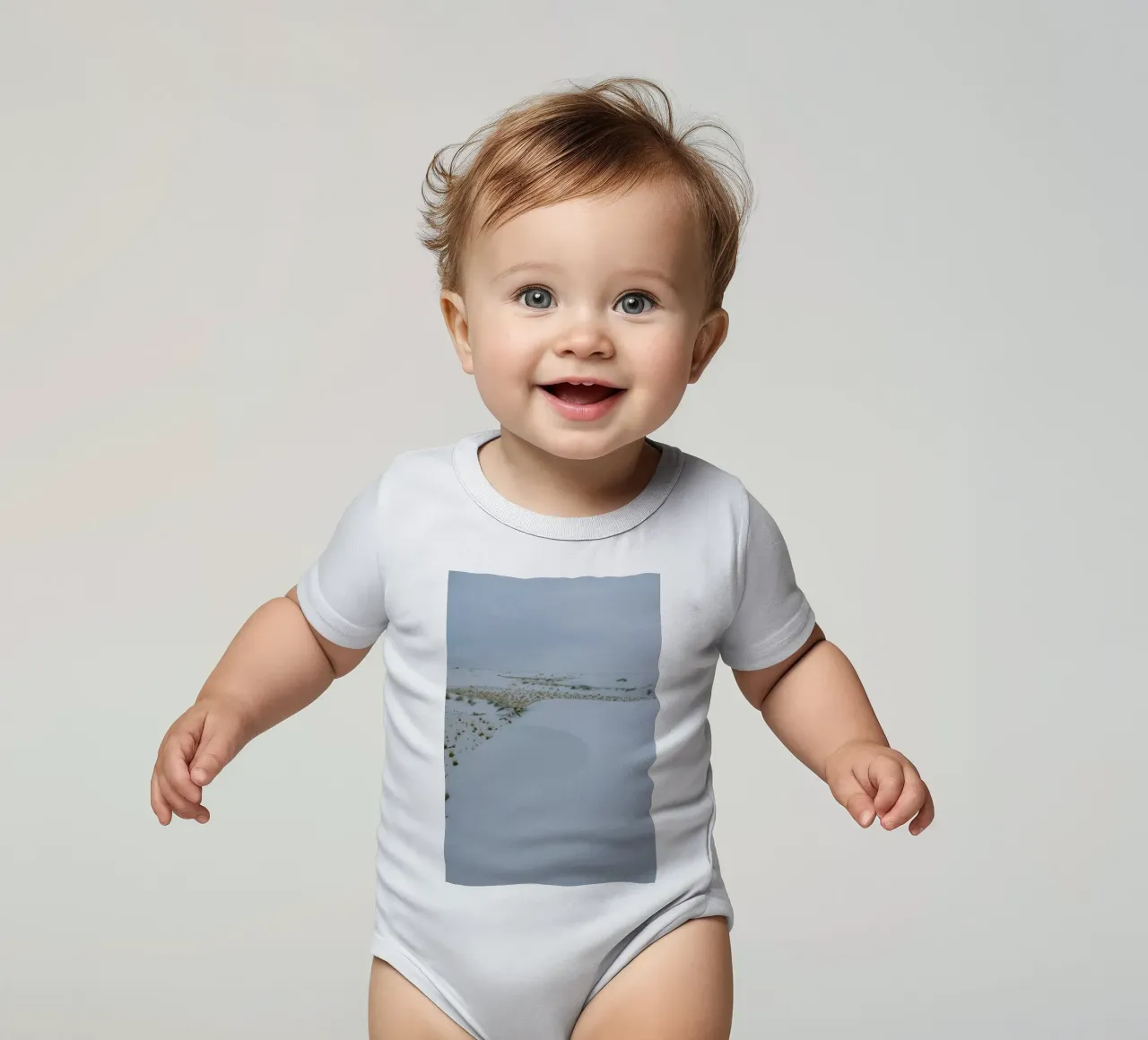 dune di sabbia body neonato maniche corte da Earthly Visions