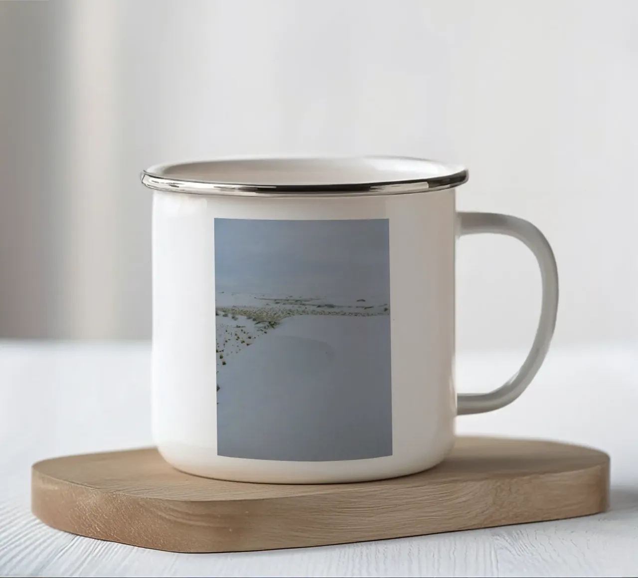 zand zandduinen emaille mok van Earthly Visions