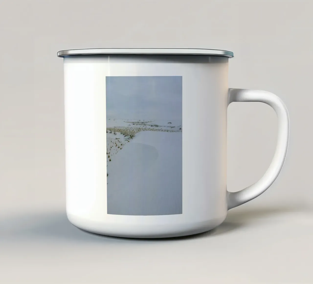 zand zandduinen emaille mok van Earthly Visions