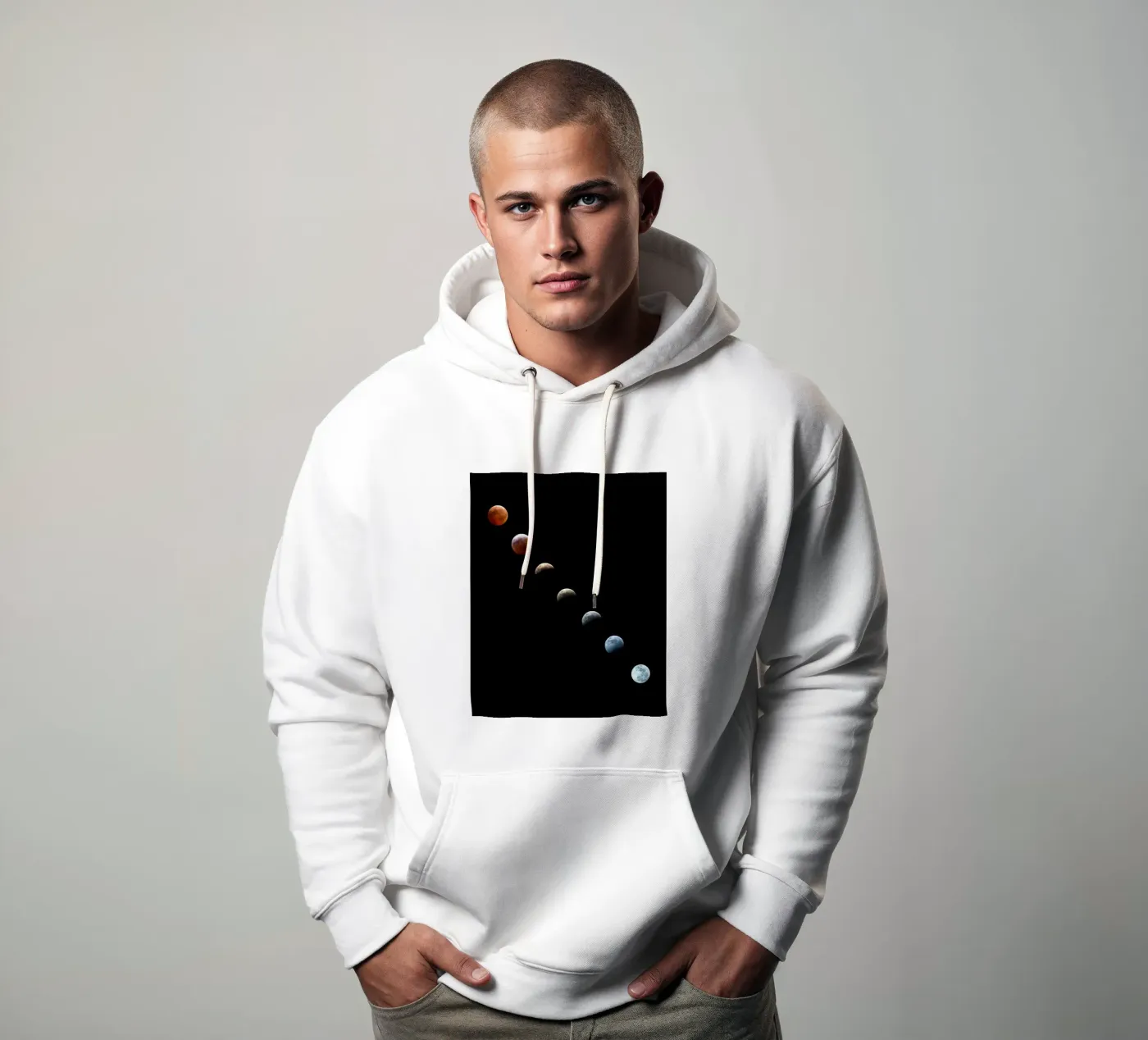 Moon Lunar-Eclipse hoodie by Earthly Visions