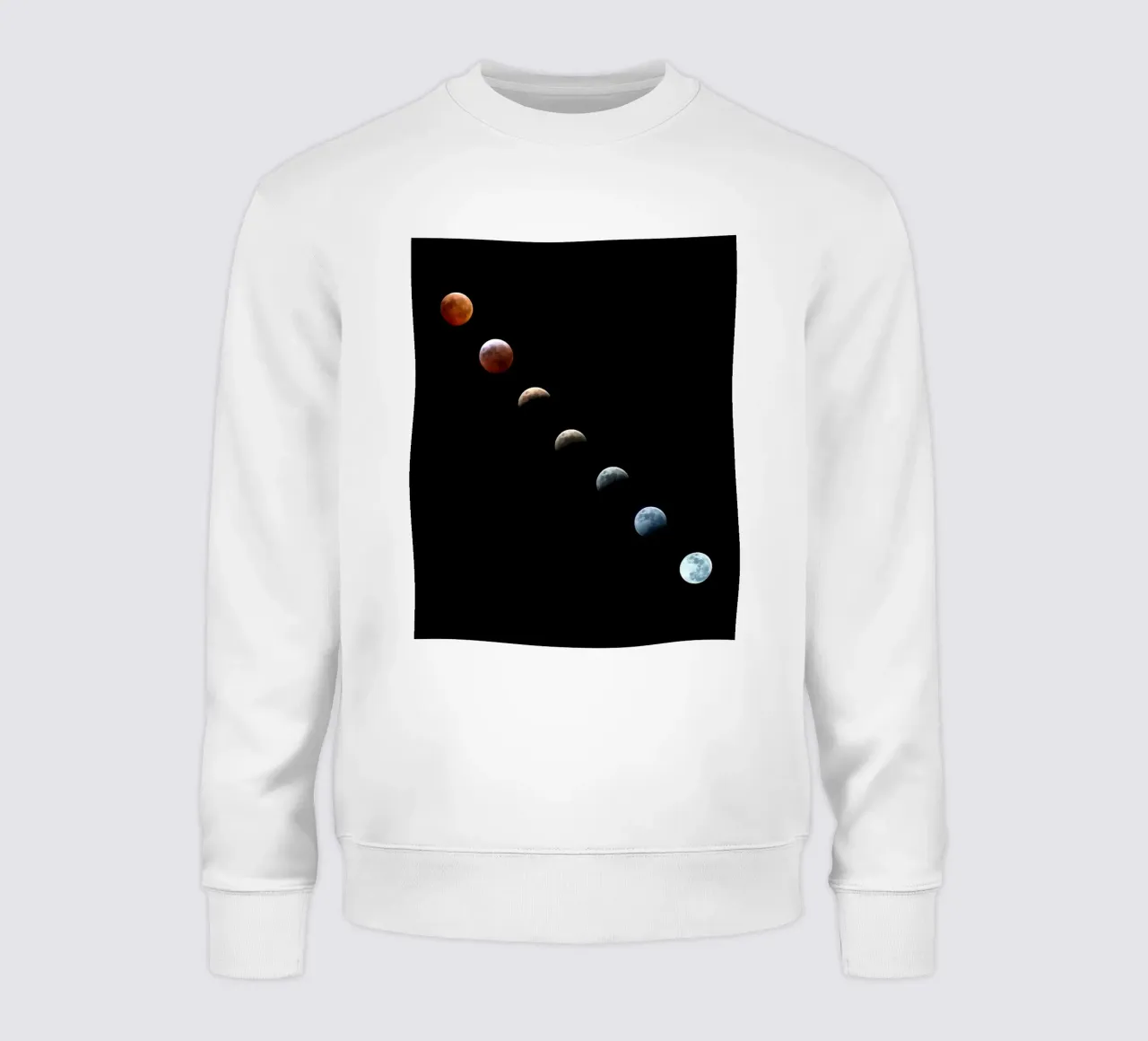 luna eclissi lunare felpa da Earthly Visions