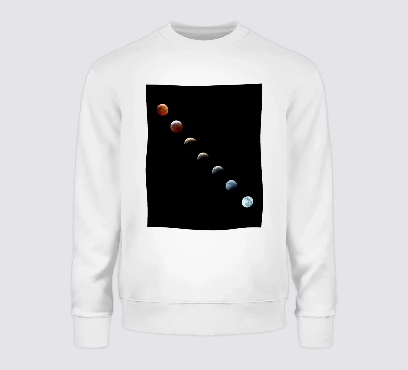 lune éclipse de lune sweat de Earthly Visions