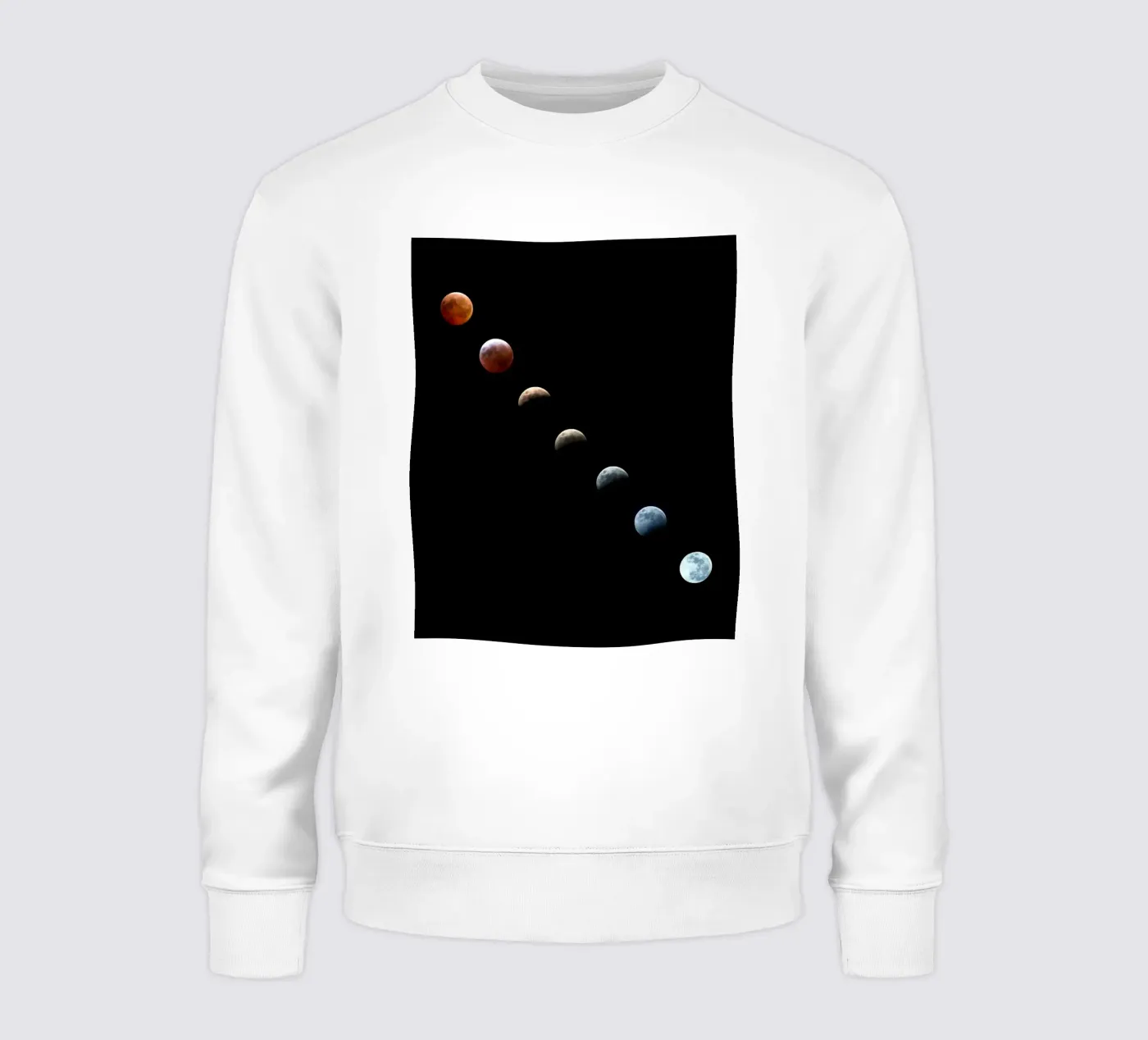 luna eclissi lunare felpa da Earthly Visions