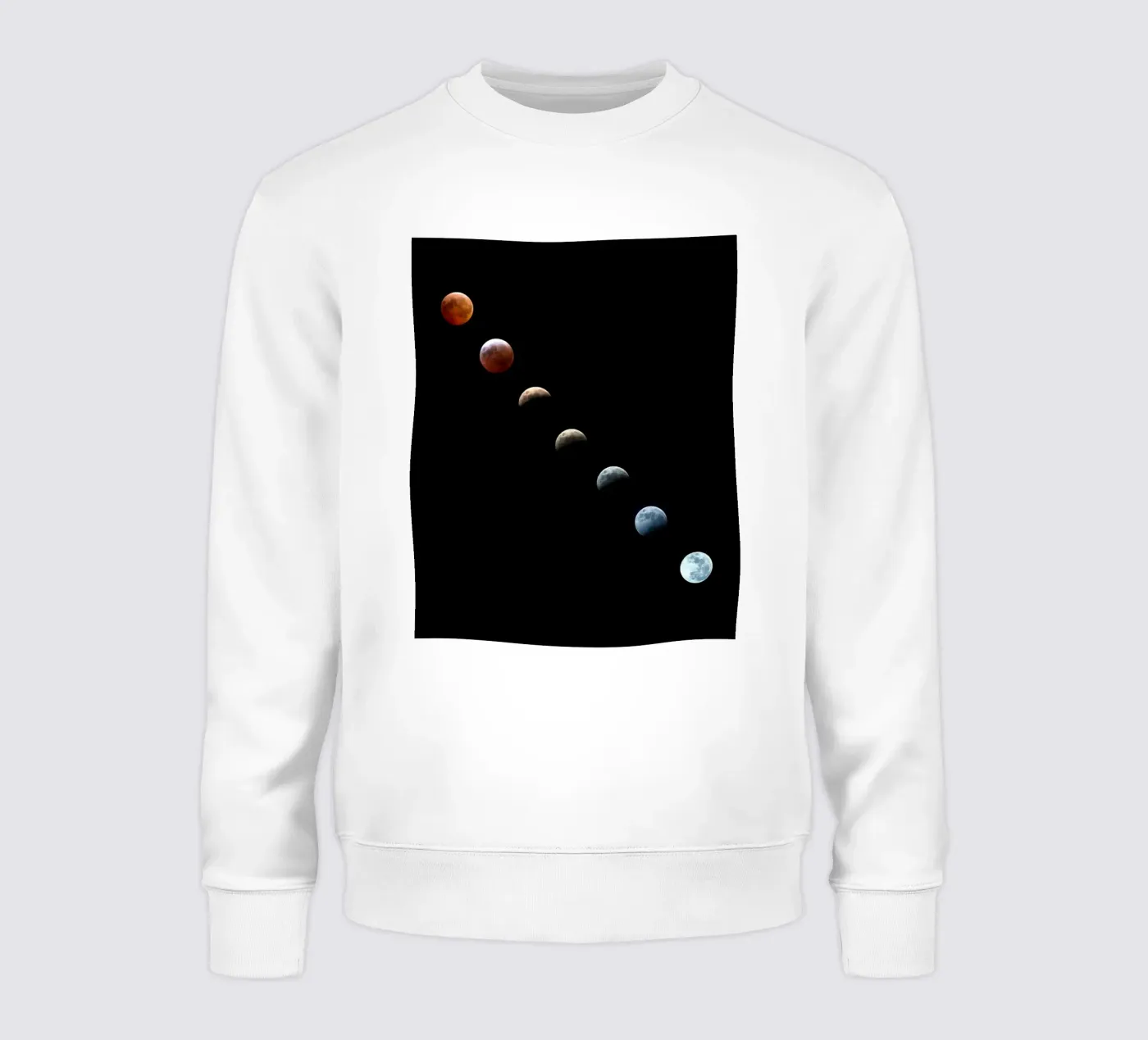 lune éclipse de lune sweat de Earthly Visions