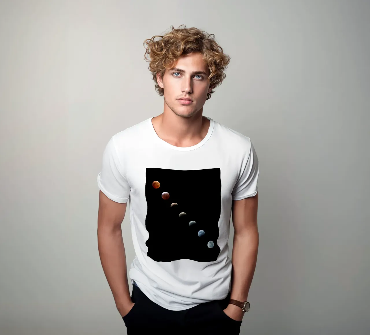 lune éclipse de lune t-shirt de Earthly Visions