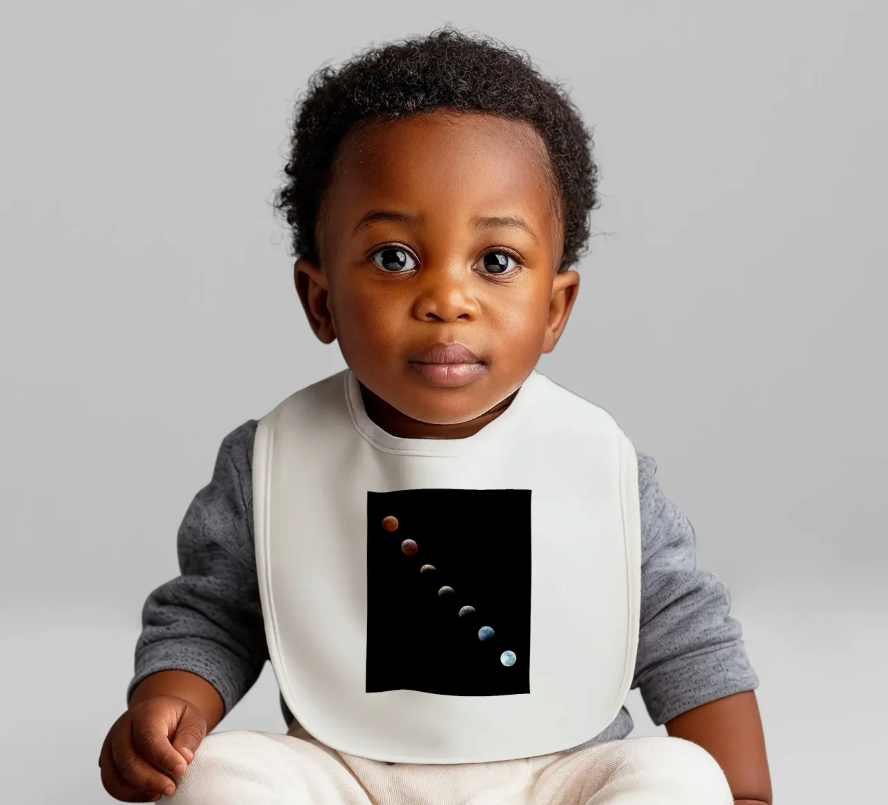 luna eclissi lunare bavaglino da Earthly Visions