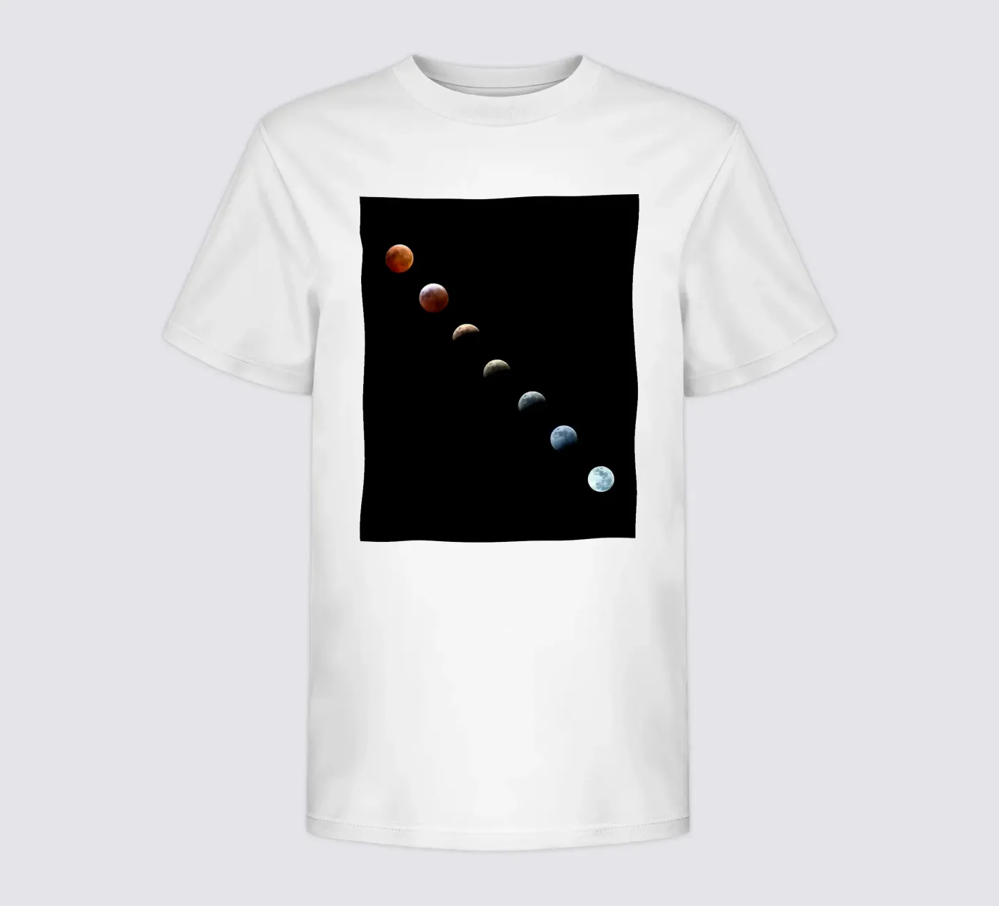 moon lunar-eclipse kids t-shirt by Earthly Visions