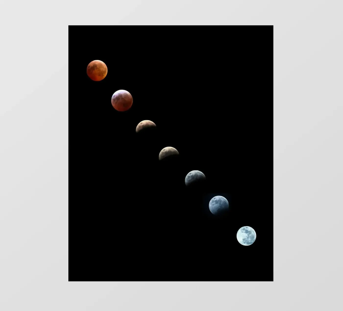 moon lunar-eclipse pellicola backlit da Earthly Visions