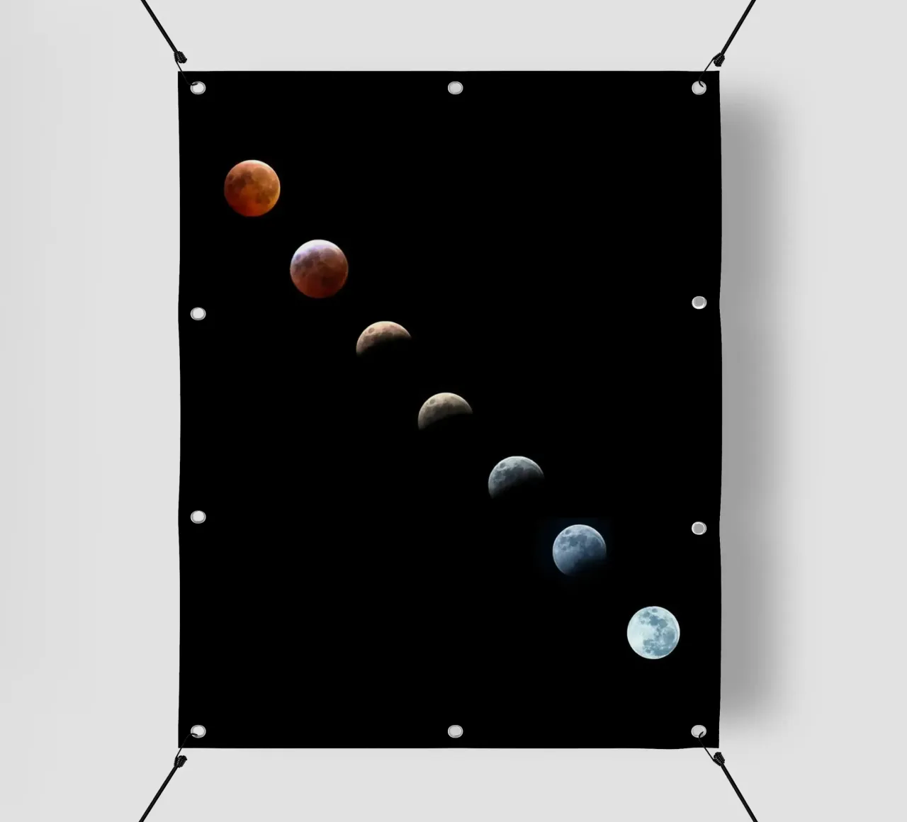 luna eclissi lunare telo in pvc da Earthly Visions