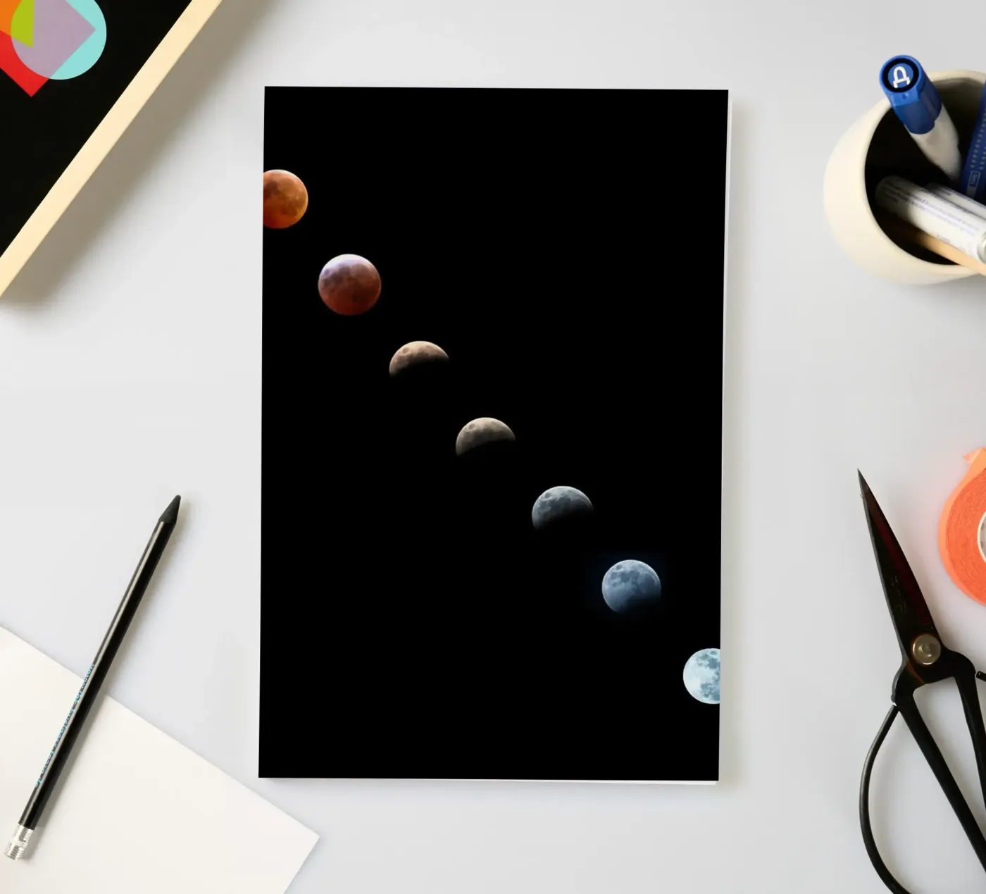 moon lunar-eclipse notebook by Earthly Visions
