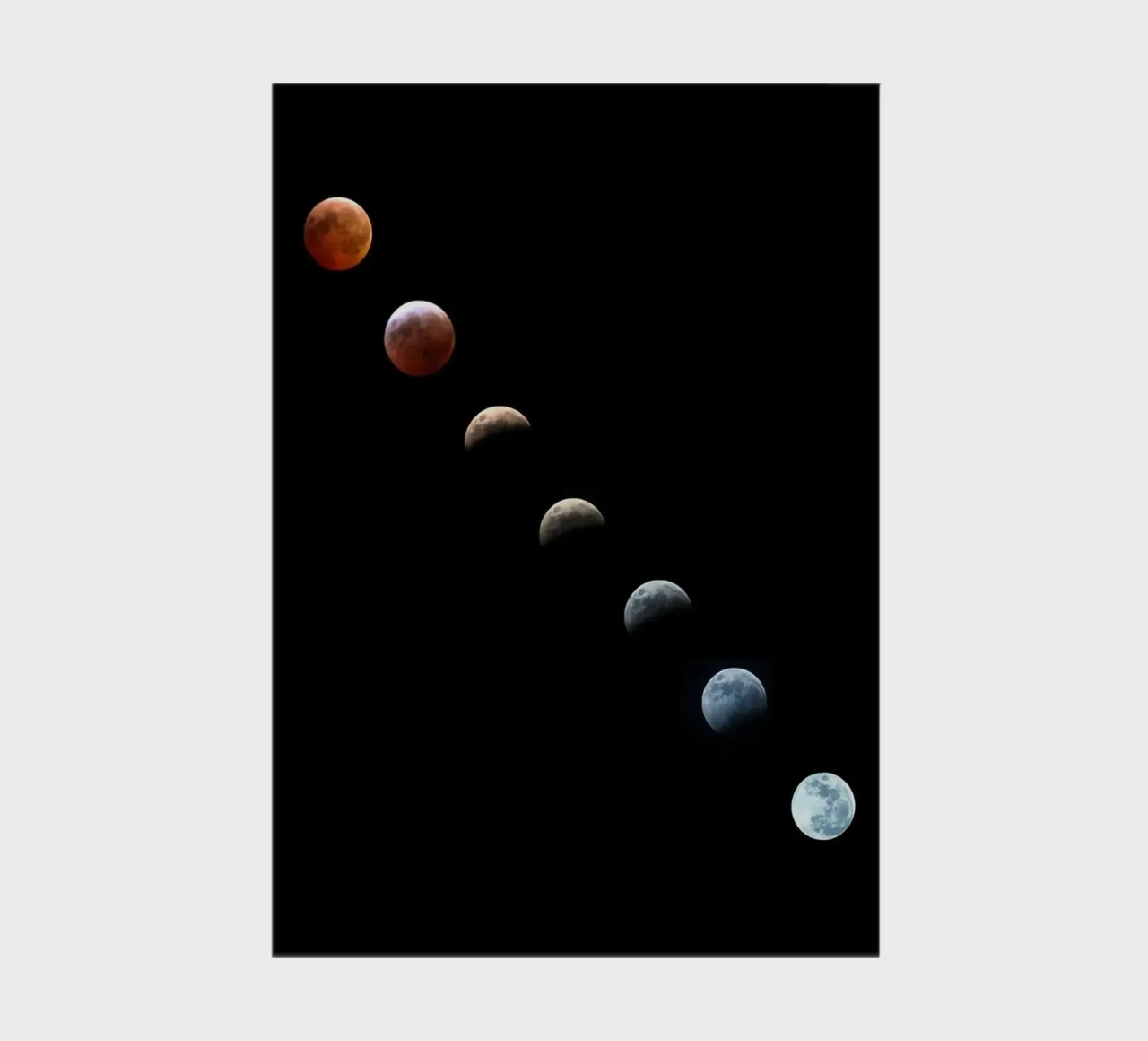 moon lunar-eclipse notebook by Earthly Visions