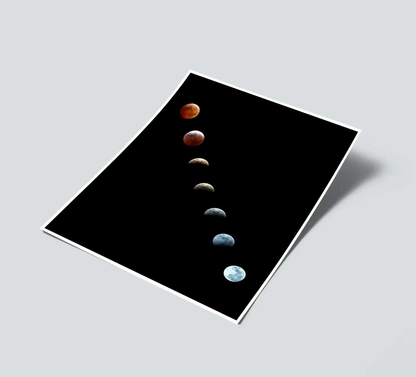 maan maansverduistering stickervel van Earthly Visions