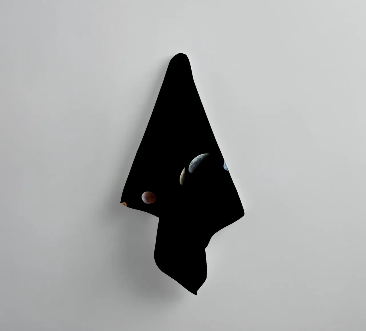 lune éclipse de lune serviette de bain de Earthly Visions