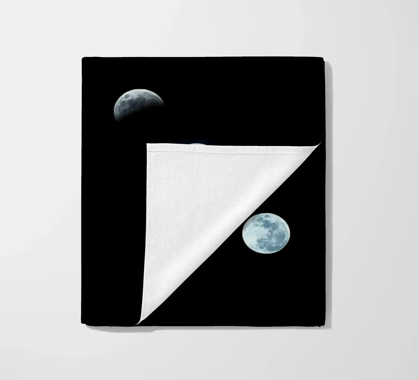 moon lunar-eclipse beach towel by Earthly Visions