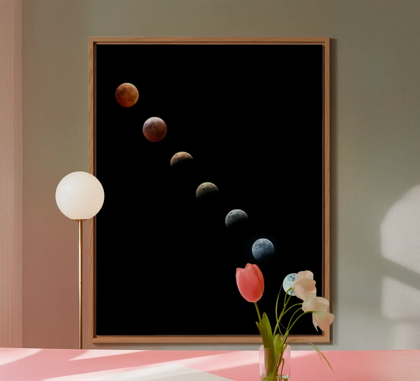 luna eclissi lunare pannello forex da Earthly Visions