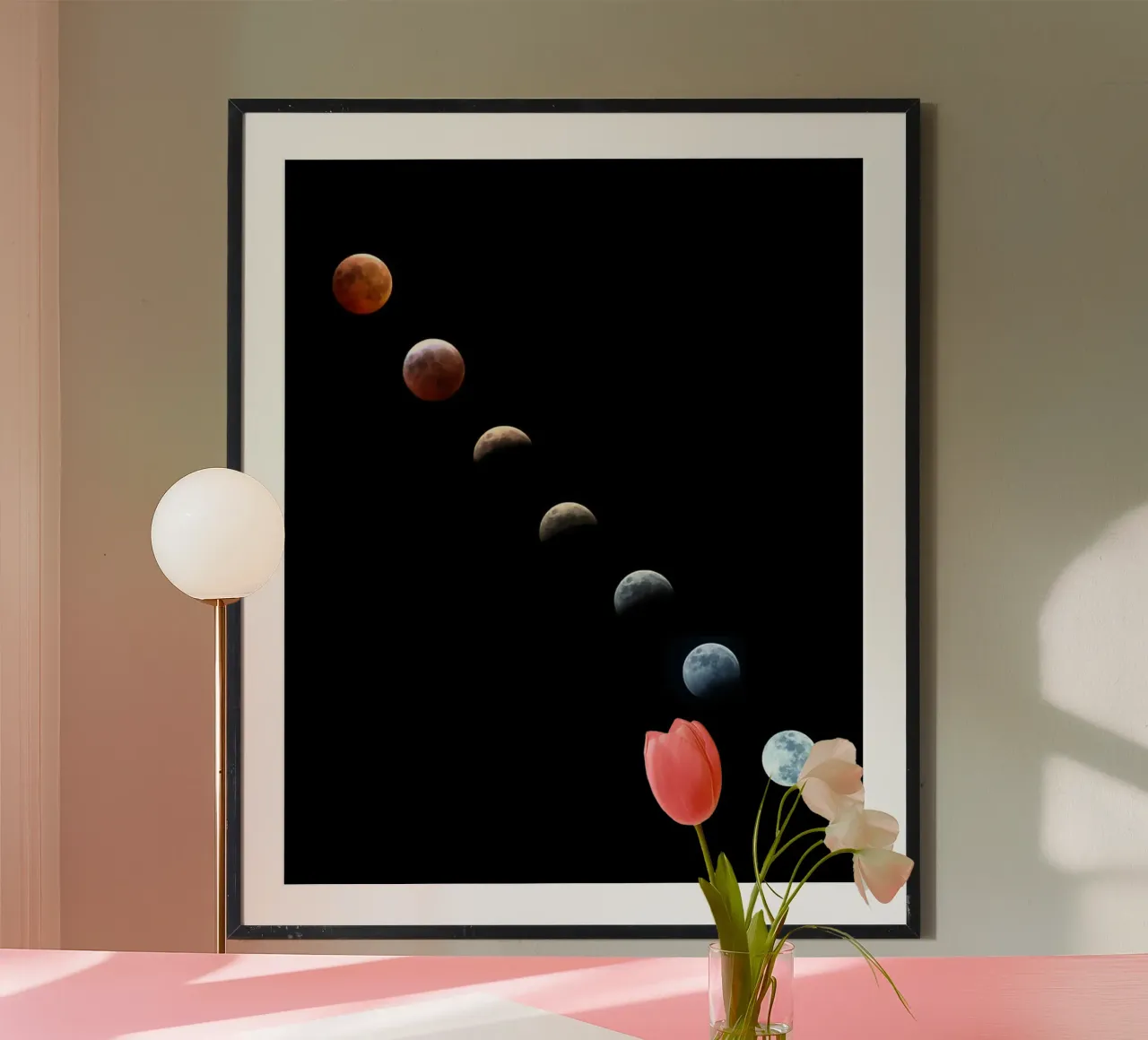 moon lunar-eclipse poster by Earthly Visions