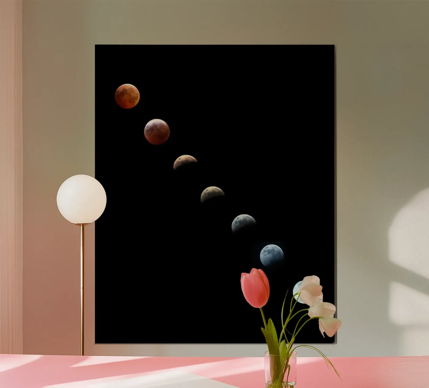 Mond-Mondfinsternis Poster von Earthly Visions