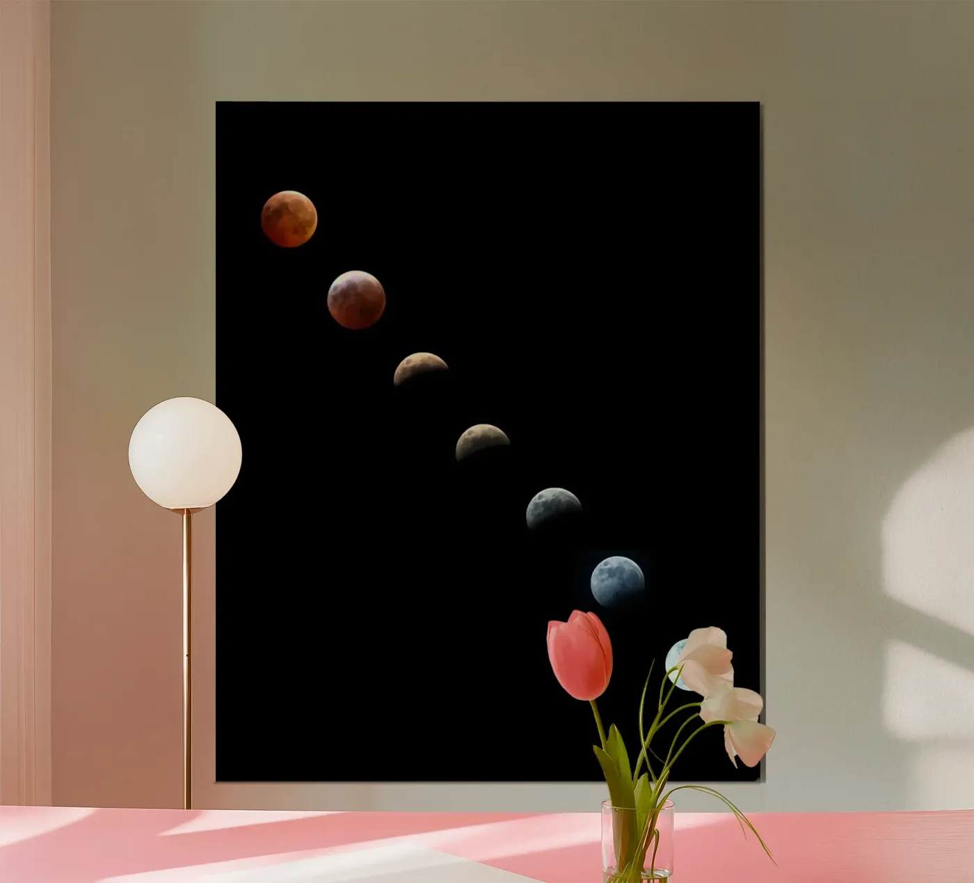 luna eclissi lunare poster da Earthly Visions