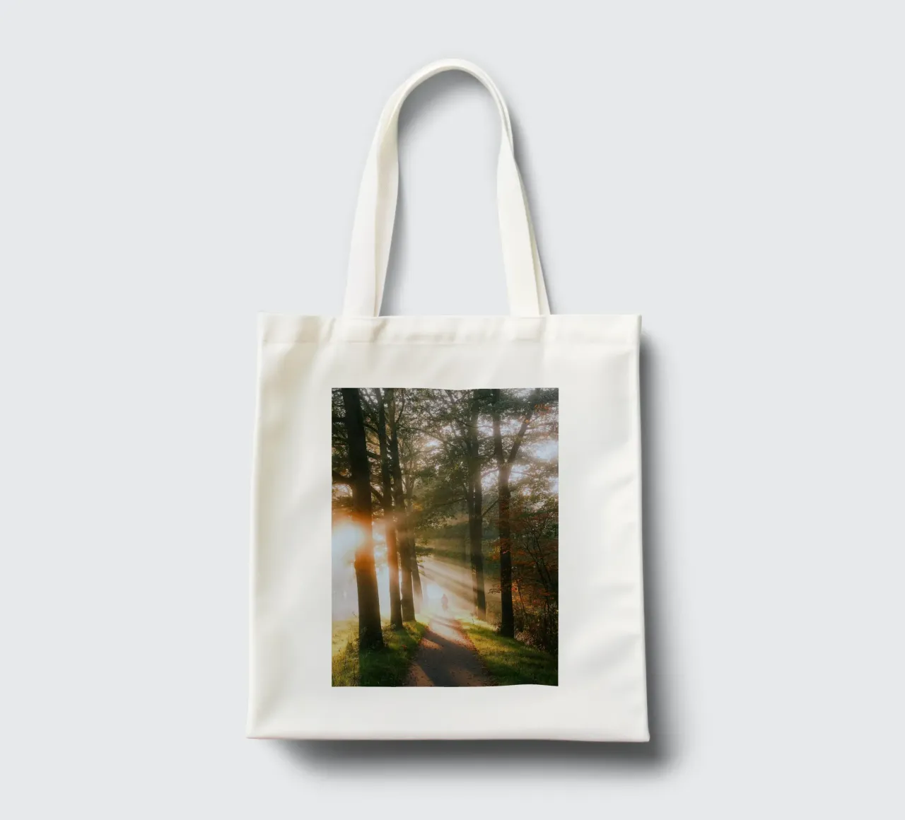 alberi luce del sole borsa in juta da Earthly Visions