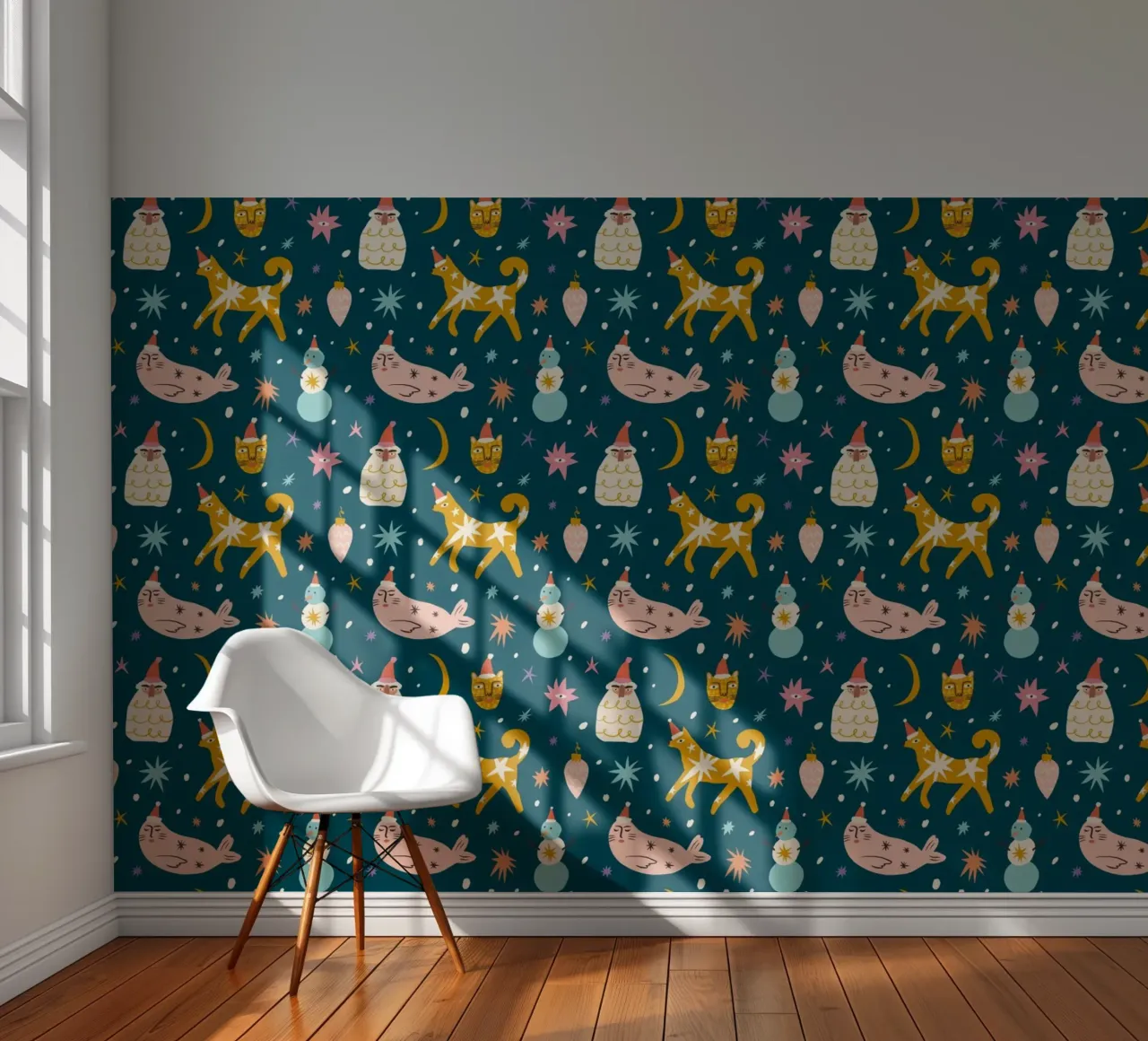 Christmas Pattern No 13 papier peint photo de treechild