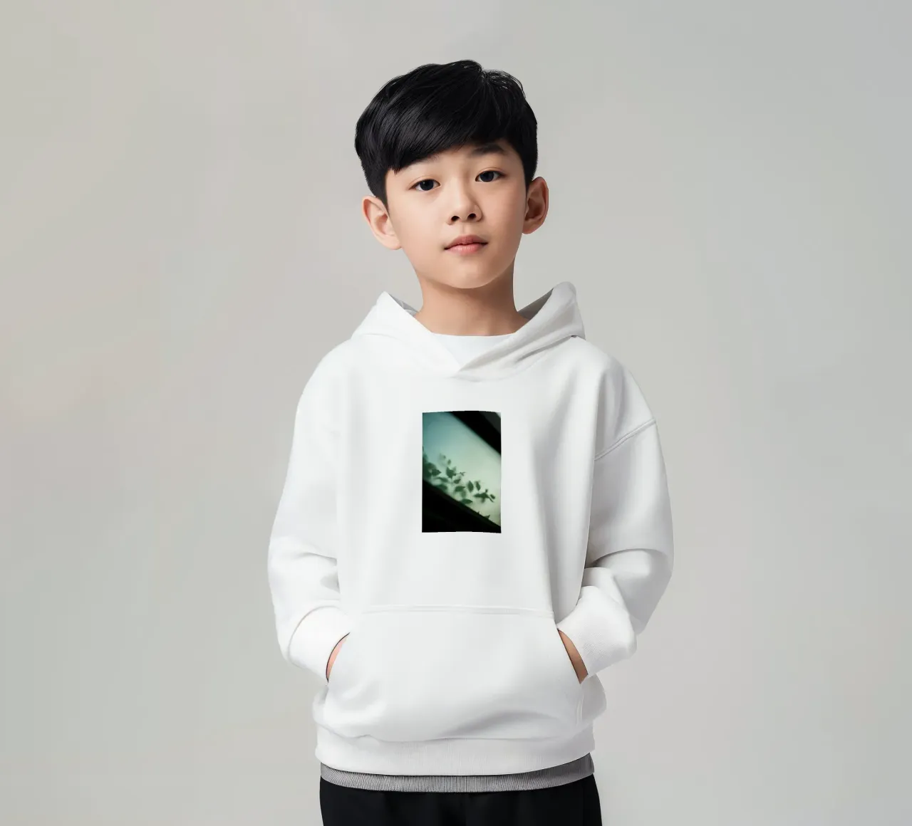 piante nebbiose felpa bambino con cappuccio da Earthly Visions
