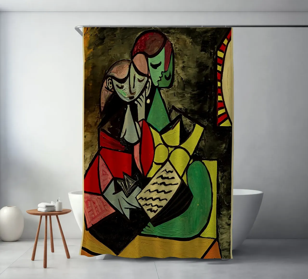art 12 shower curtain by Amber Hughes