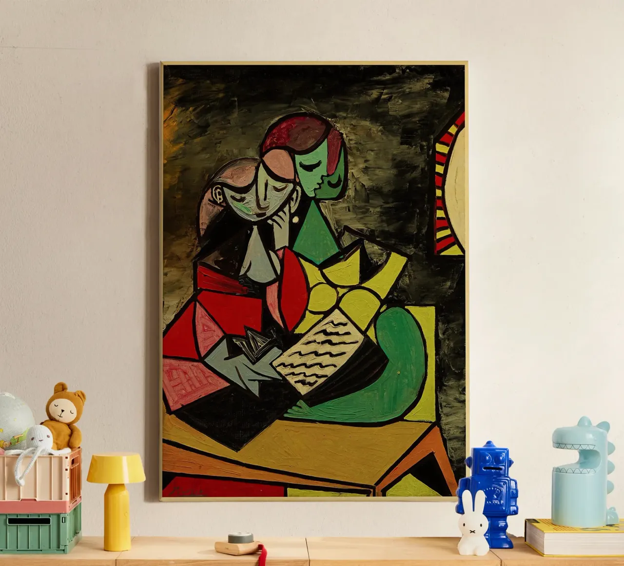 Kunst 12 Leinwand mit Schattenfugenrahmen von Amber Hughes